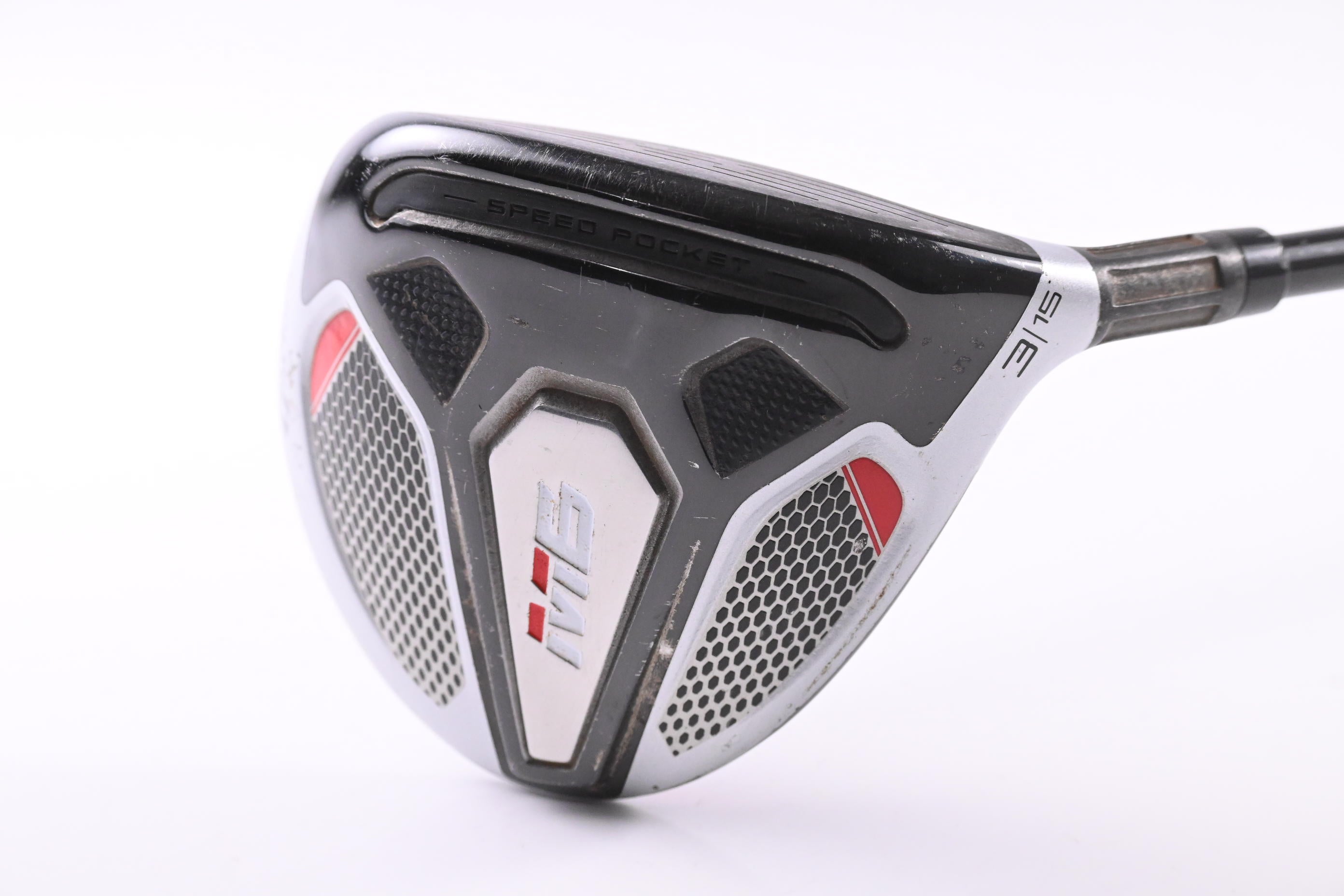 Taylormade M6 #3 Wood  15 Degree / Regular Flex Fujikura Atmos Orange 5 Shaft