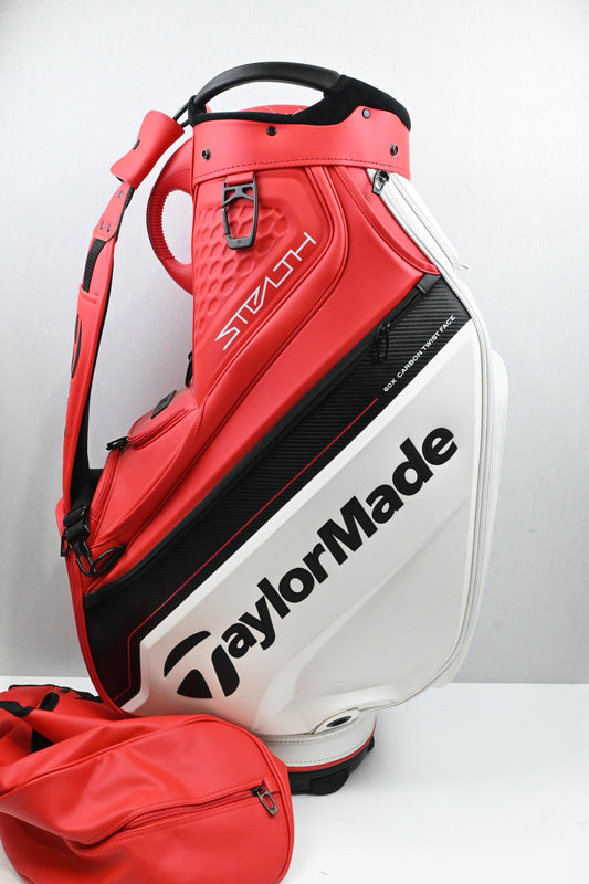 Taylormade Stealth Tour Bag / 6 Way Divider / Red, White & Black