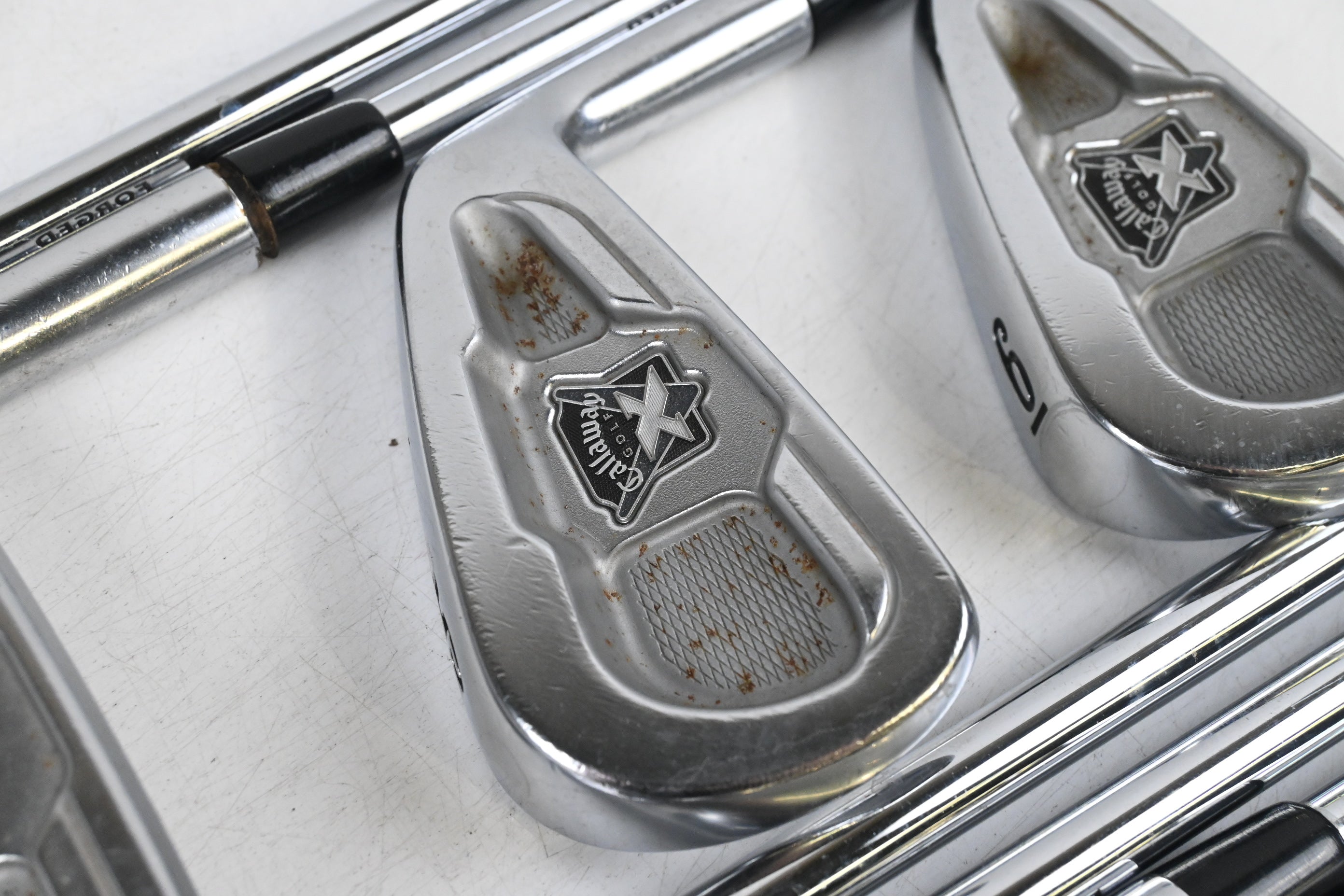 Callaway X-Forged 2009 Irons / 3-PW / Stiff Flex Project X Flighted Shafts