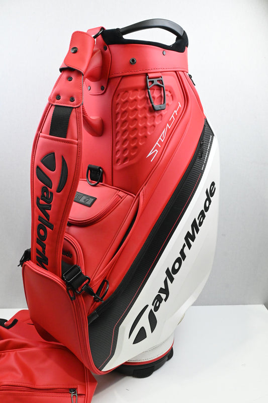 Taylormade Stealth Tour Bag / 6 Way Divider / Red, White & Black
