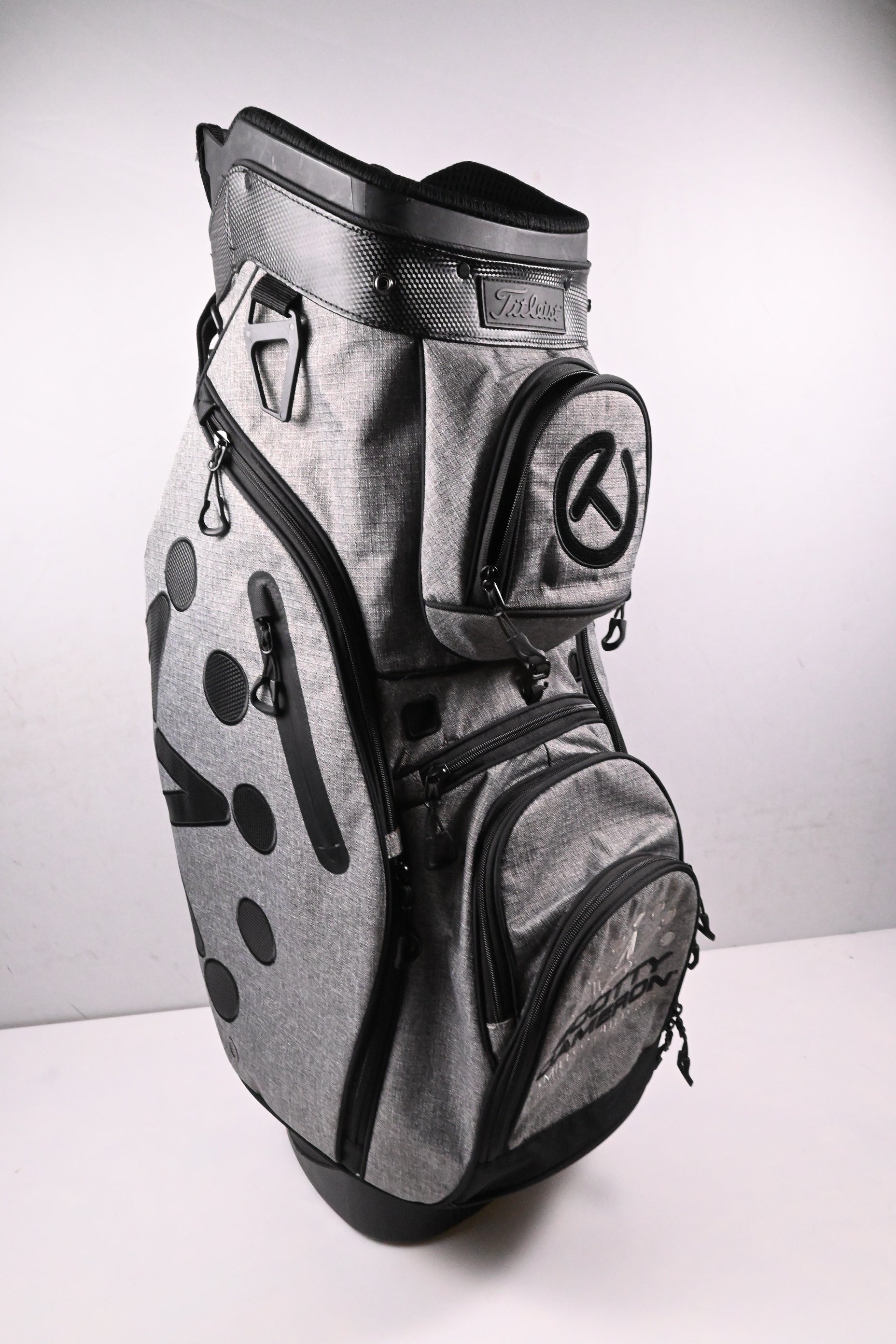 Scotty Cameron Circle T Heather Grey Tour Bag / 4-Way Divider / Grey, Black