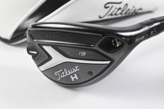 Titleist 818 H1 #3 Hybrid / 19 Degree / Stiff Flex Project X Evenflow 85 Shaft