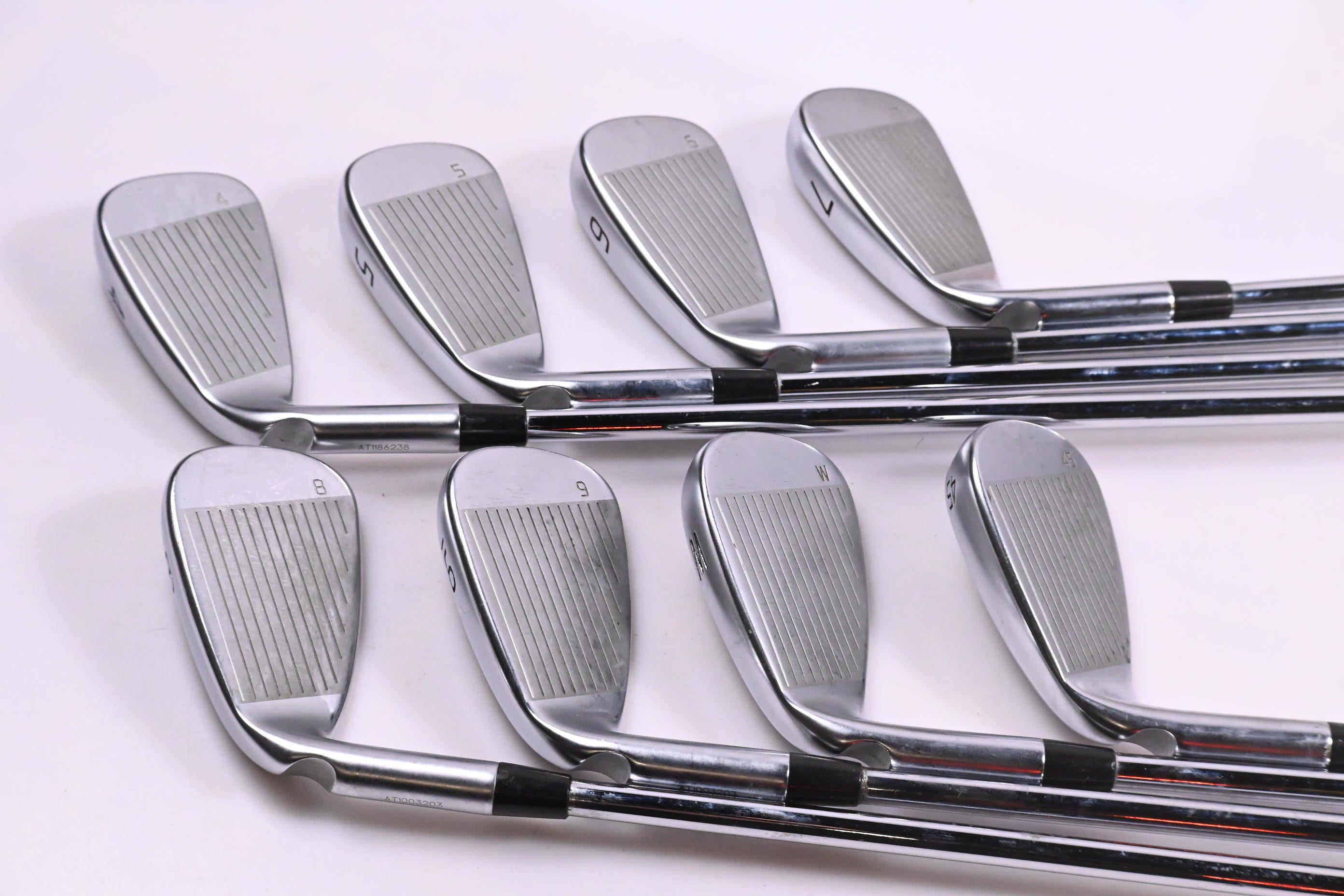 Ping G430 Irons / 4-PW+45° / Blue Dot / Regular Flex Ping AWT 2.0 Shafts