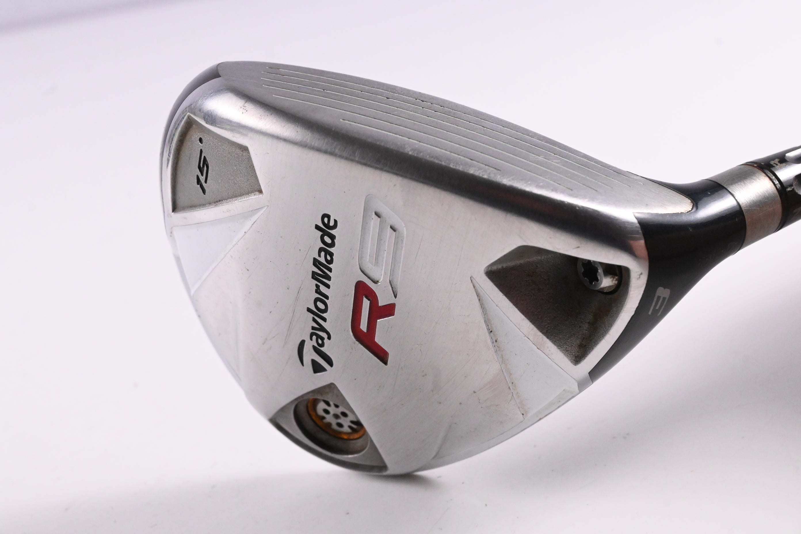 Taylormade R9 #3 Wood / 15 Degree / Stiff Flex Fujikura Motore 70 Shaft