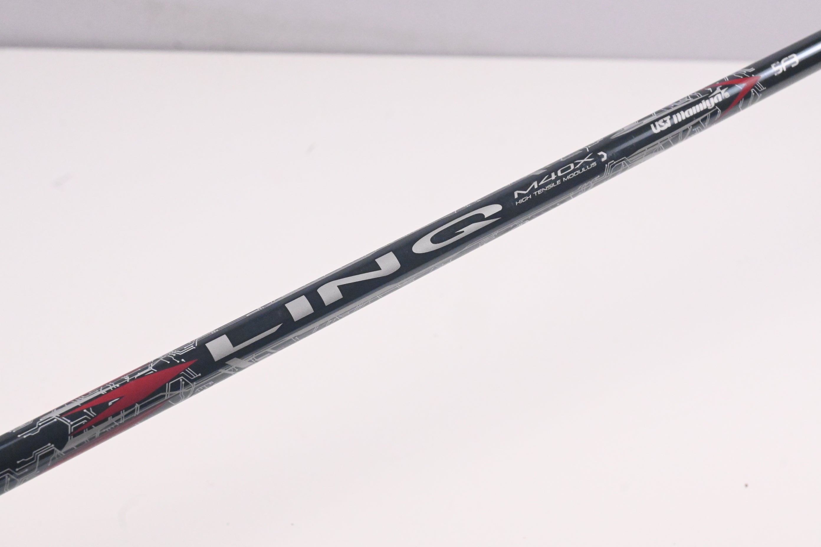 UST Mamiya LIN-Q M40X Red 5 Driver Shaft / Regular F3 Flex / Mizuno Adapter