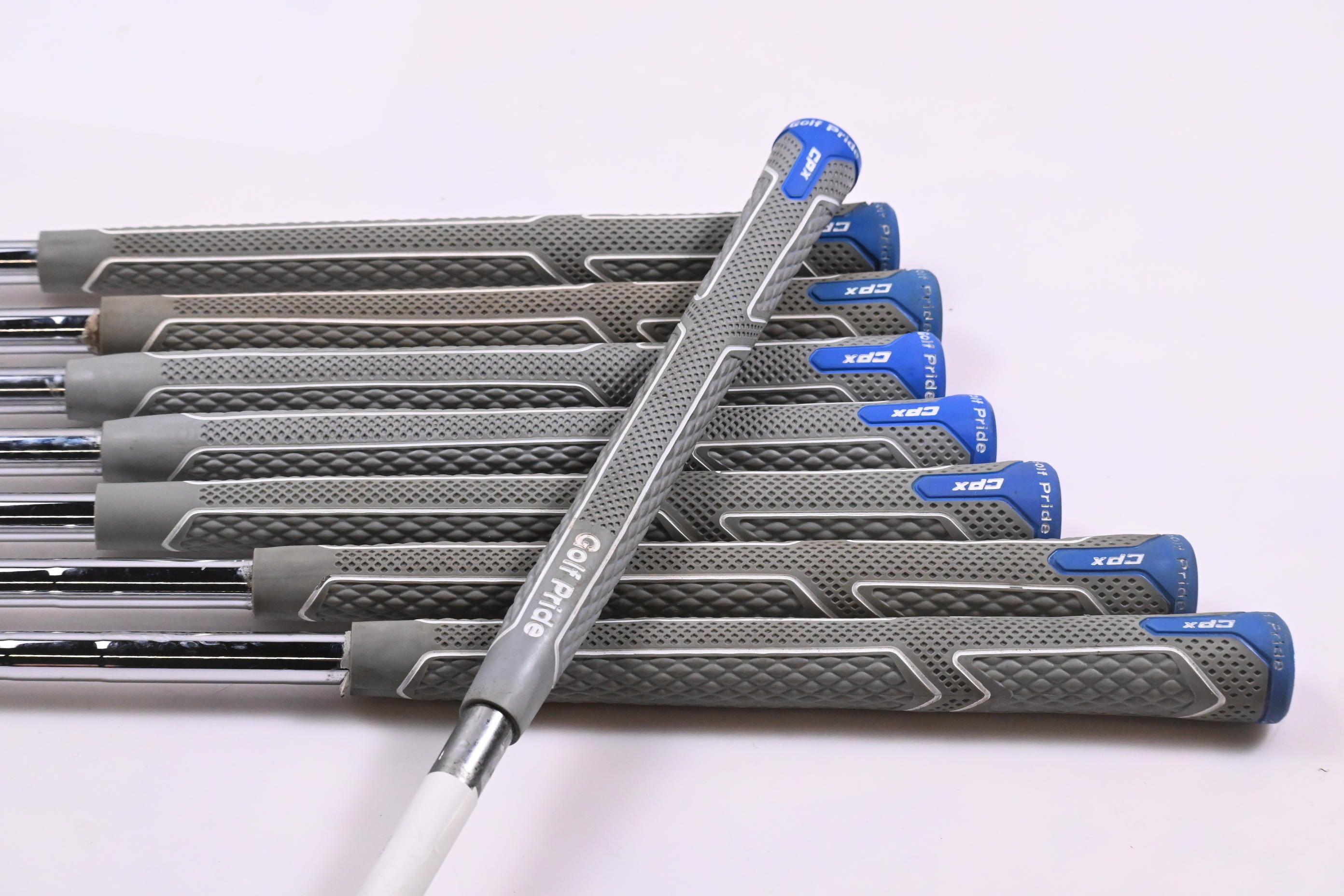 Ping G430 Irons / 4-PW+45° / Blue Dot / Regular Flex Ping AWT 2.0 Shafts