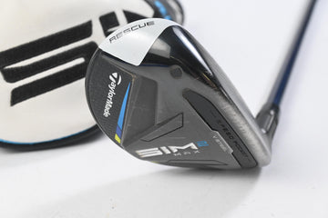 Taylormade SIM2 Max #4 Hybrid / 22 Degree / Regular Flex Fujikura Ventus Blue 6