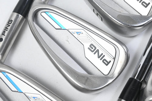Ping i-Series E1 Irons / 3-PW / Black Dot / Stiff Flex Ping AWT 2.0 Shafts