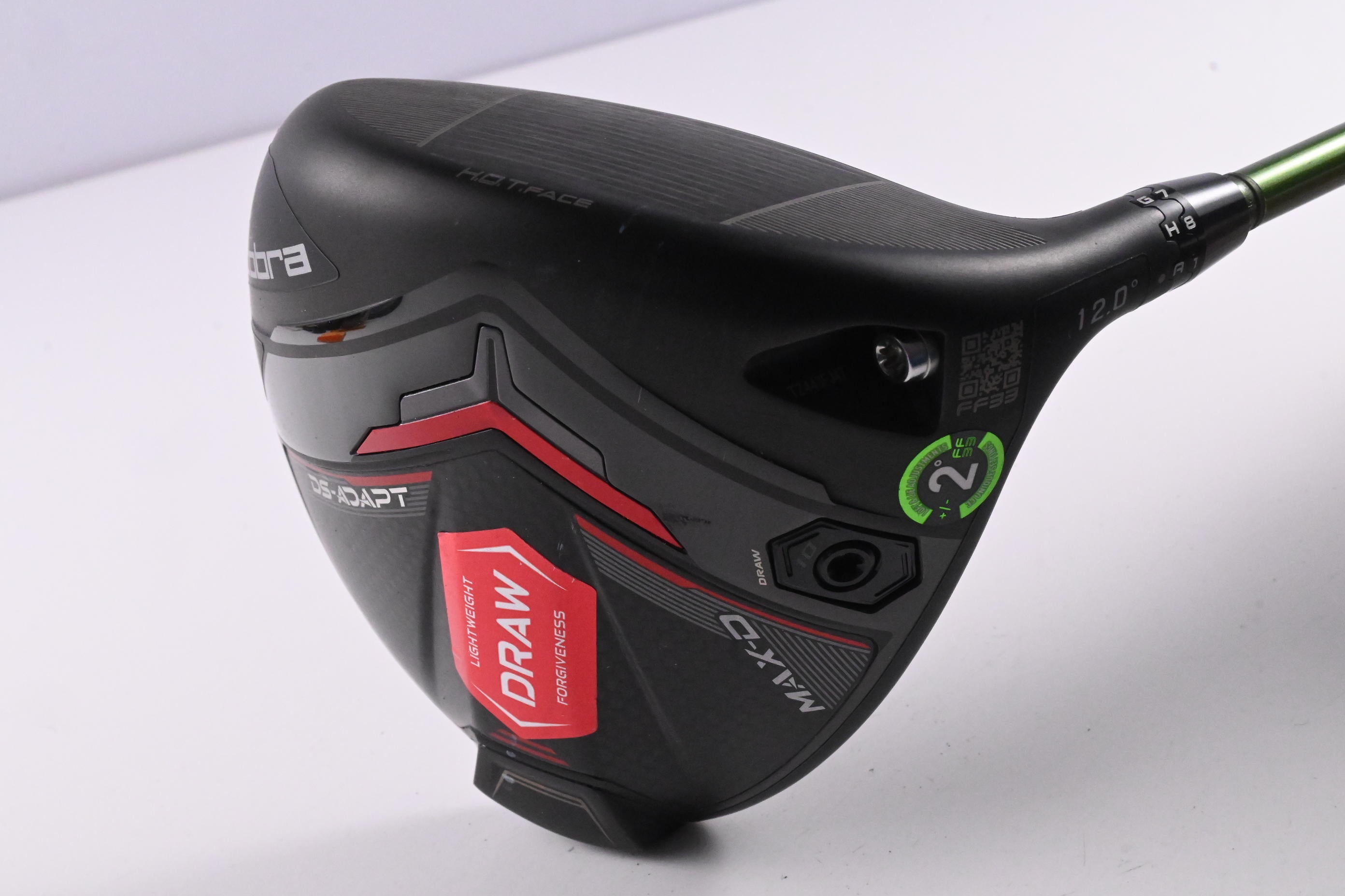 Cobra DS-Adapt MAX-D Driver / 12 Degree / Regular Flex Aldila NV Green 65 Shaft