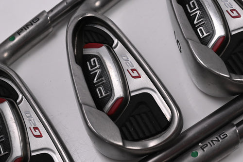 Ping G20 Irons / 4-9i+SW / Green Dot / Regular Flex Ping TFC 169 Shafts / No PW