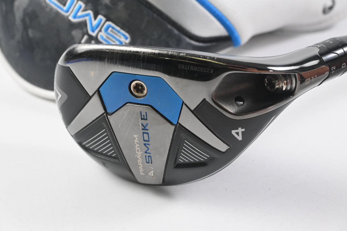Callaway Paradym Ai Smoke #4 Hybrid / 21 Degree / Stiff Flex Cypher 2.0 70 Shaft