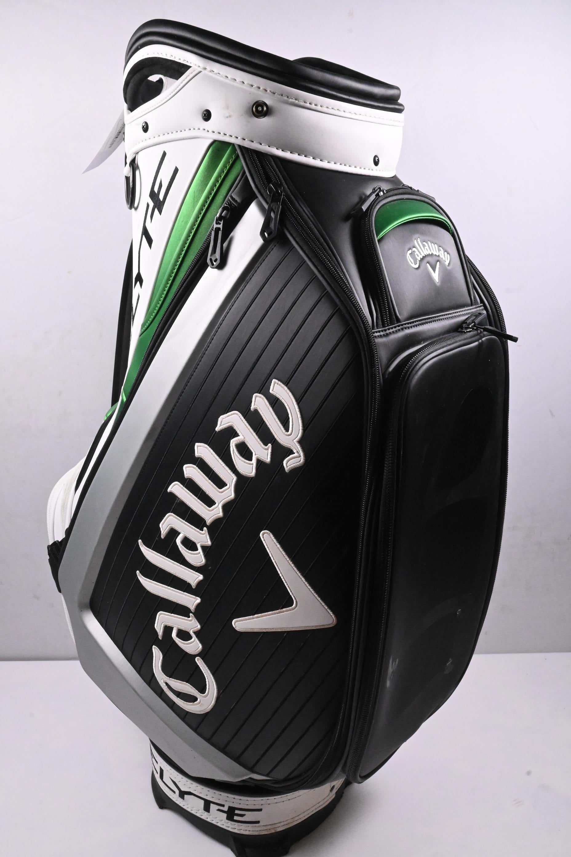 Callaway Elyte Tour Bag / 6-Way Divider / Black, White, Green