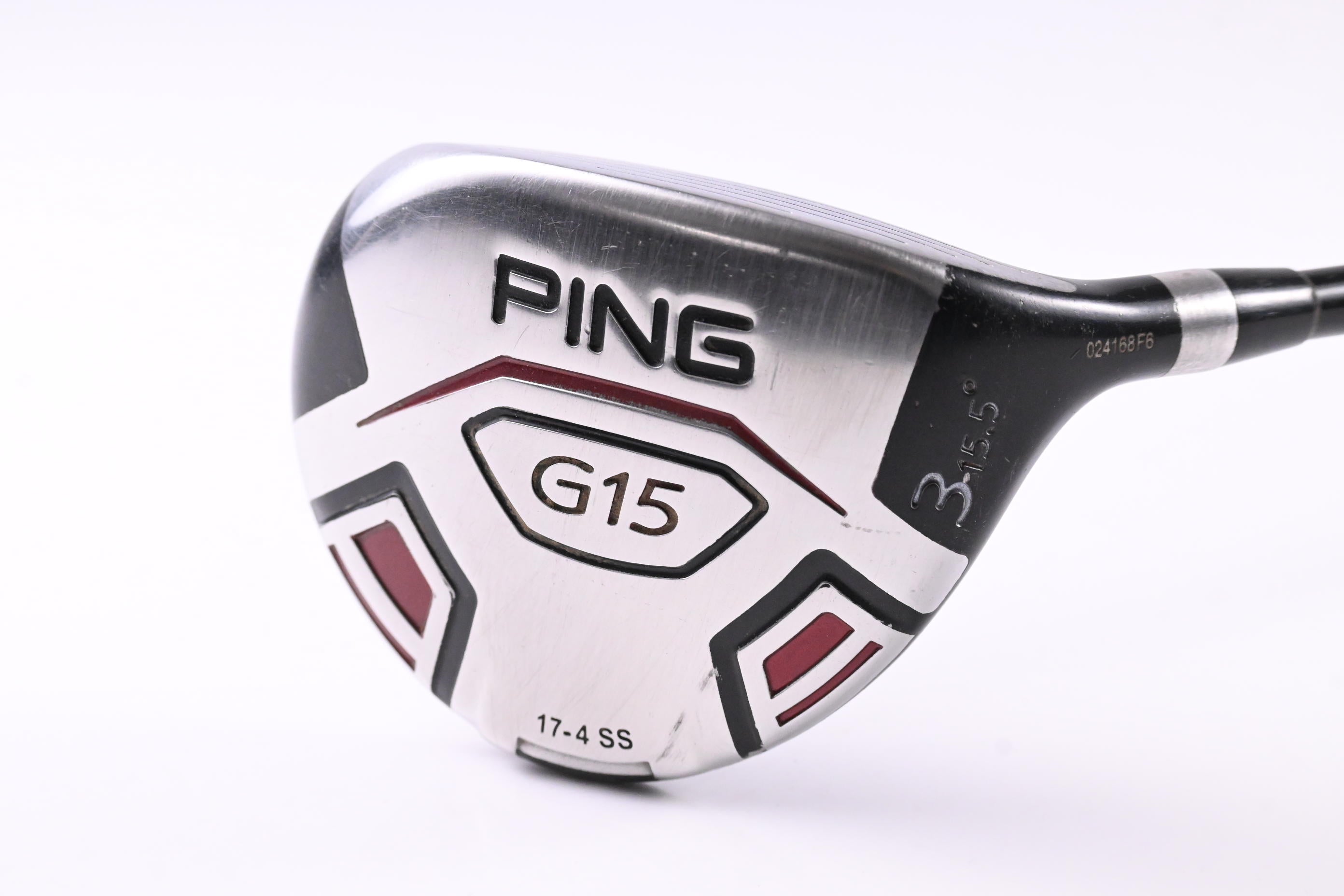 Ping G15 #3 Wood / 15.5 Degree / Regular Flex Aldila Serrano 75 Shaft