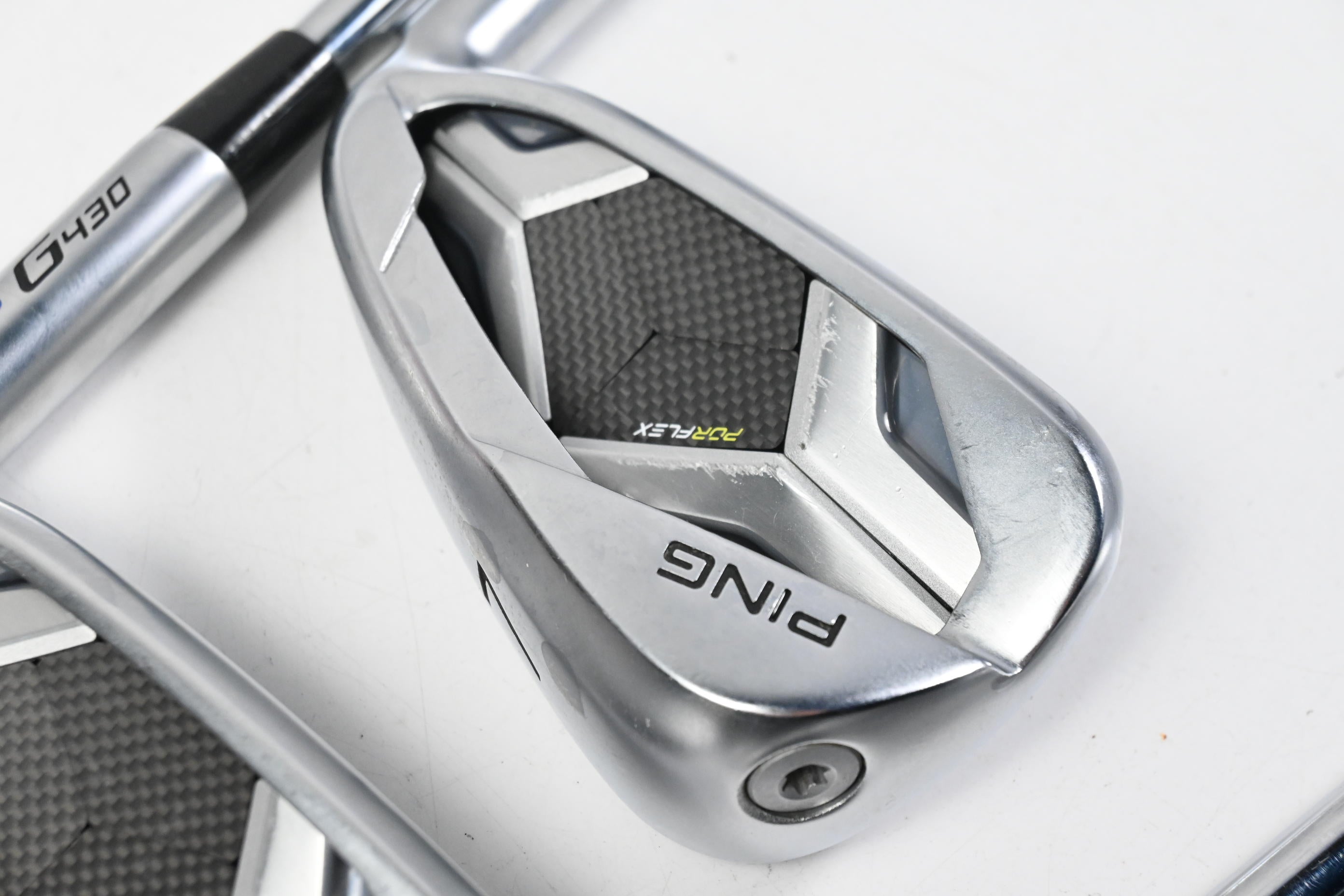 Ping G430 Irons / 6-PW / Blue Dot / Regular Flex Elevate MPH 95 Shafts