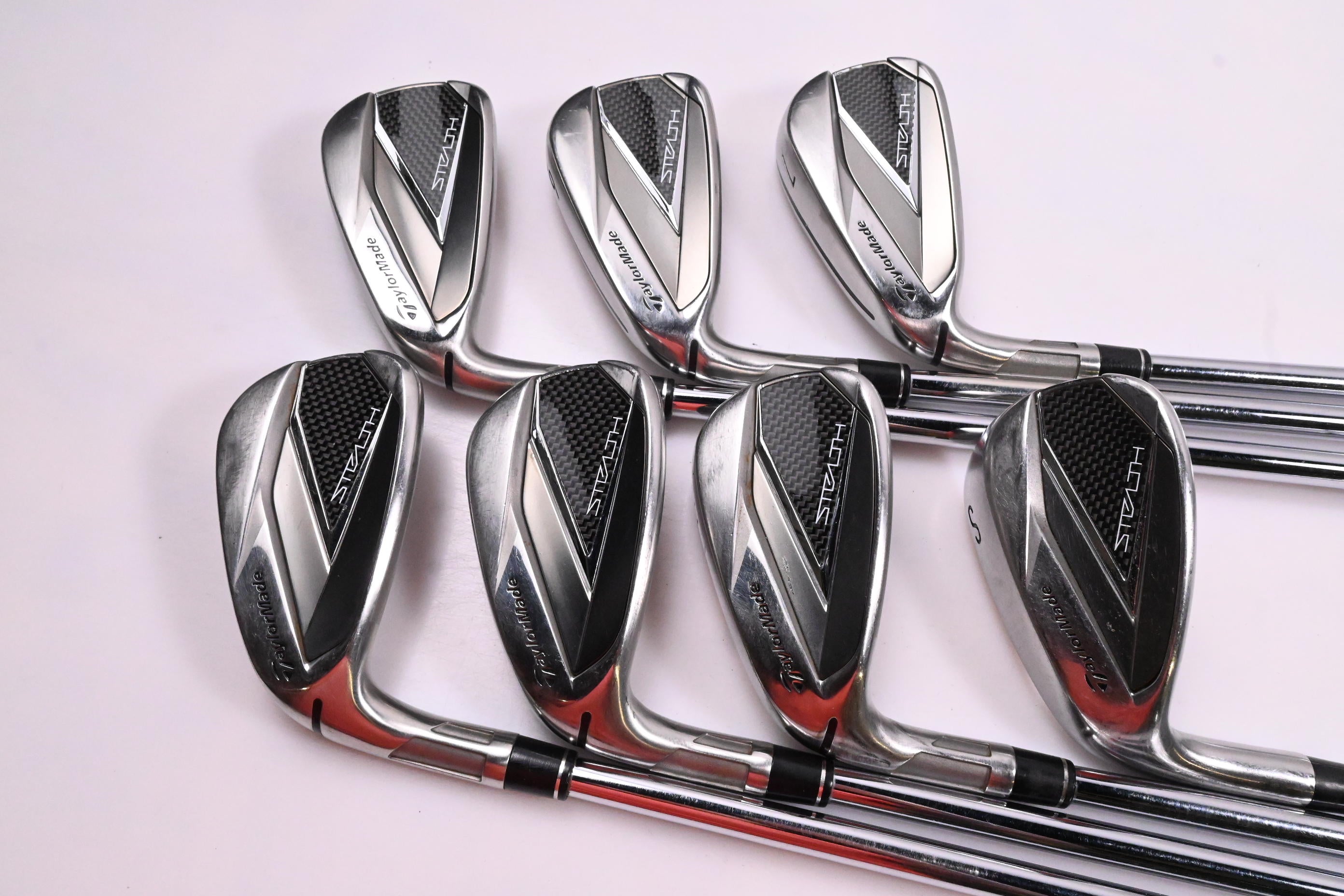 Taylormade Stealth Irons / 5-PW+SW / Regular Flex KBS Tour Lite Shafts