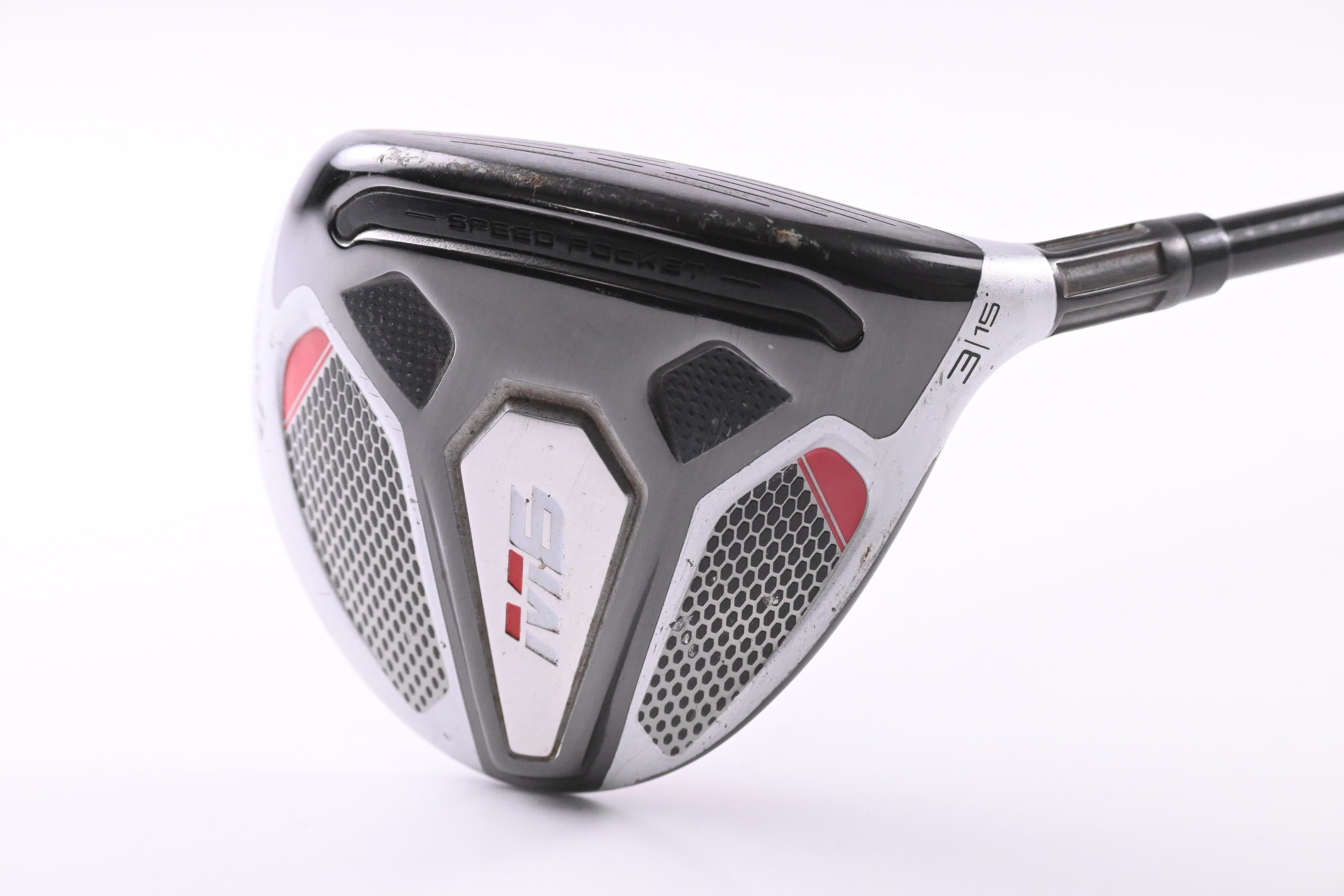 Taylormade M6 #3 Wood / 15 Degree / Regular Flex Fujikura Atmos Red 5 Shaft