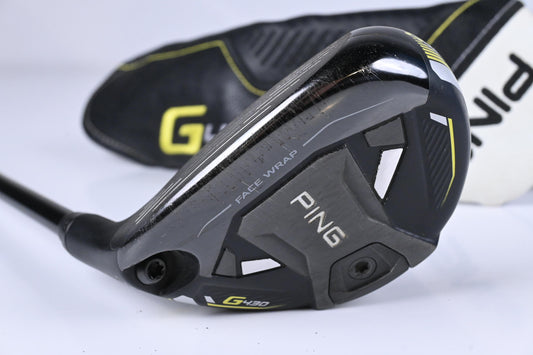 Left Hand Ping G430 #4 Hybrid / 22 Degree / X-Flex HZRDUS Smoke Red RDX 80 Shaft