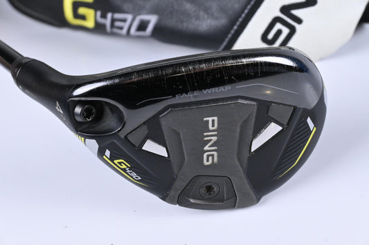 Left Hand Ping G430 #4 Hybrid / 22 Degree / X-Flex HZRDUS Smoke Red RDX 80 Shaft