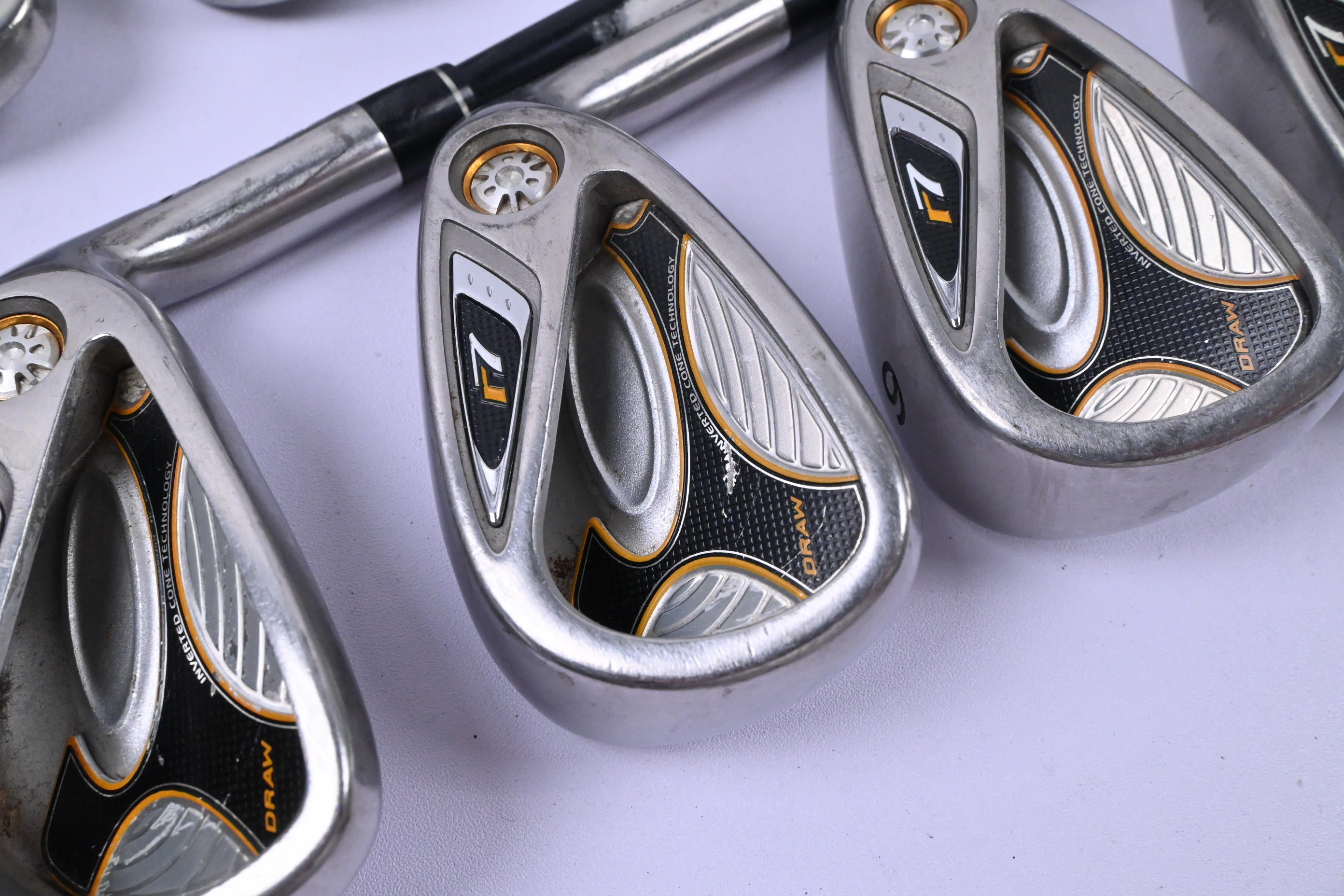 Taylormade R7 Draw Irons / 3-PW / Regular Flex Taylormade REAX 55 Shafts