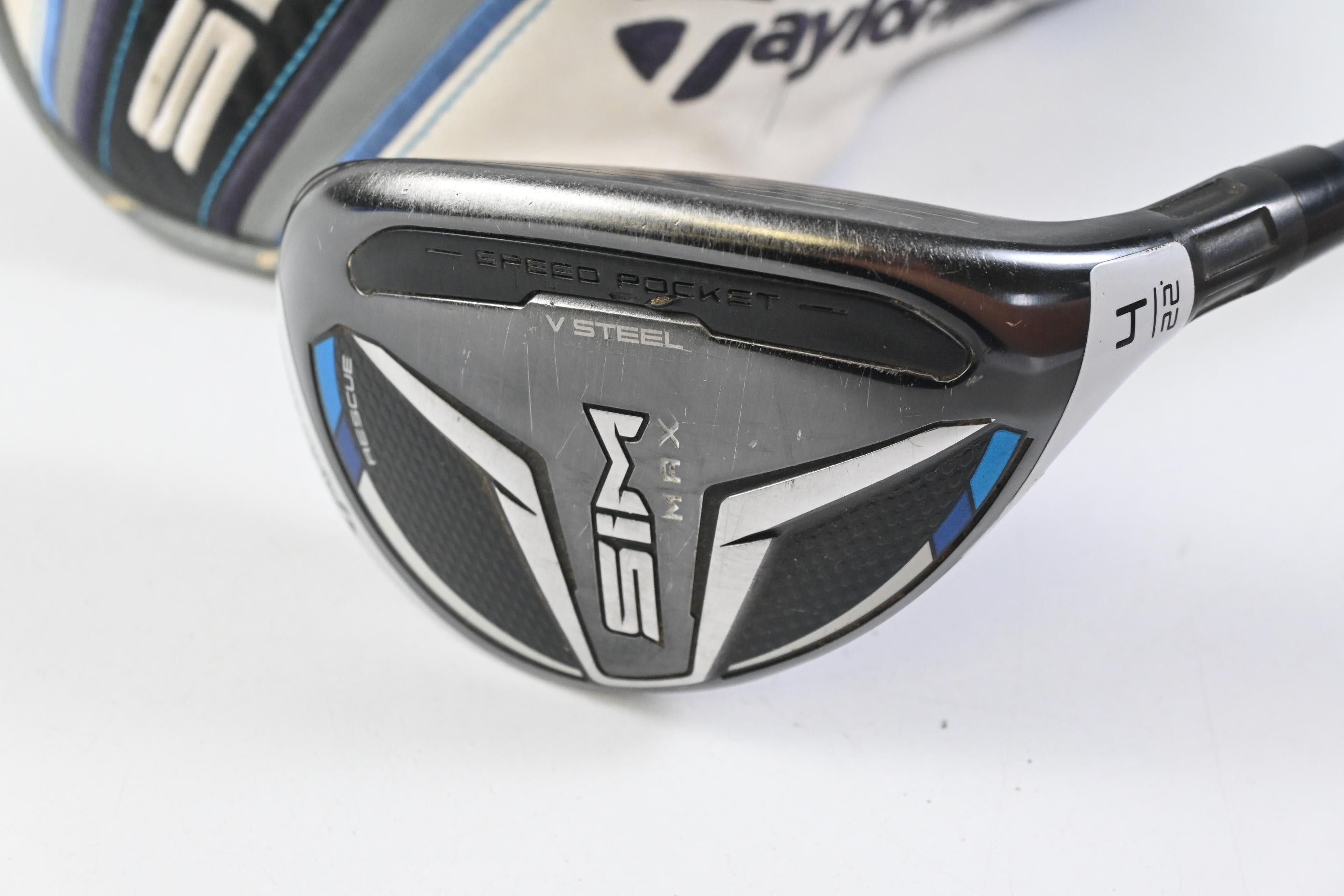 Taylormade SIM Max #4 Hybrid / 22 Degree / Regular Flex Fujikura Ventus Blue 6