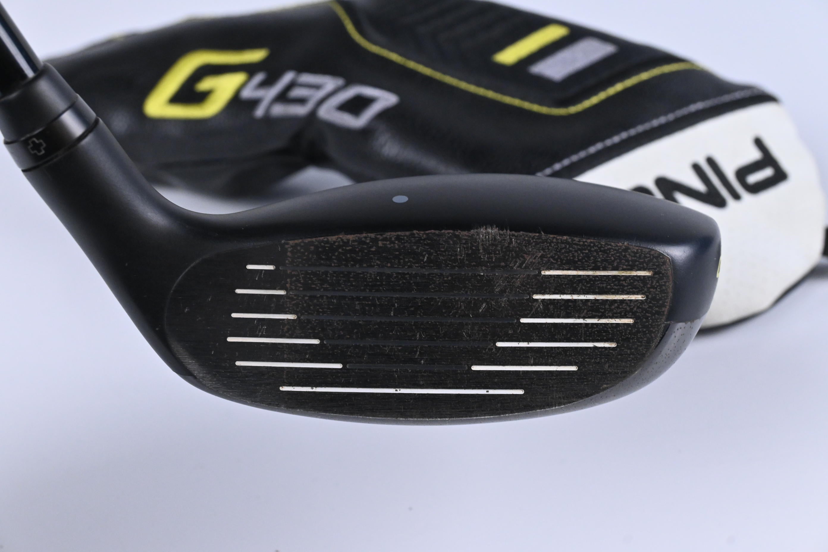 Left Hand Ping G430 #4 Hybrid / 22 Degree / X-Flex HZRDUS Smoke Red RDX 80 Shaft