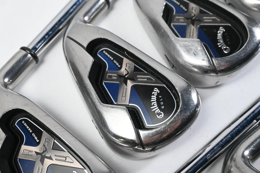 Callaway X-18 Pro Series Irons / 2-PW / Regular Flex Dynamic Gold R300 Shafts