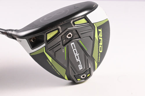 Left Hand Cobra King Radspeed Driver / 9 Degree / Stiff Flex Motore X F1 6