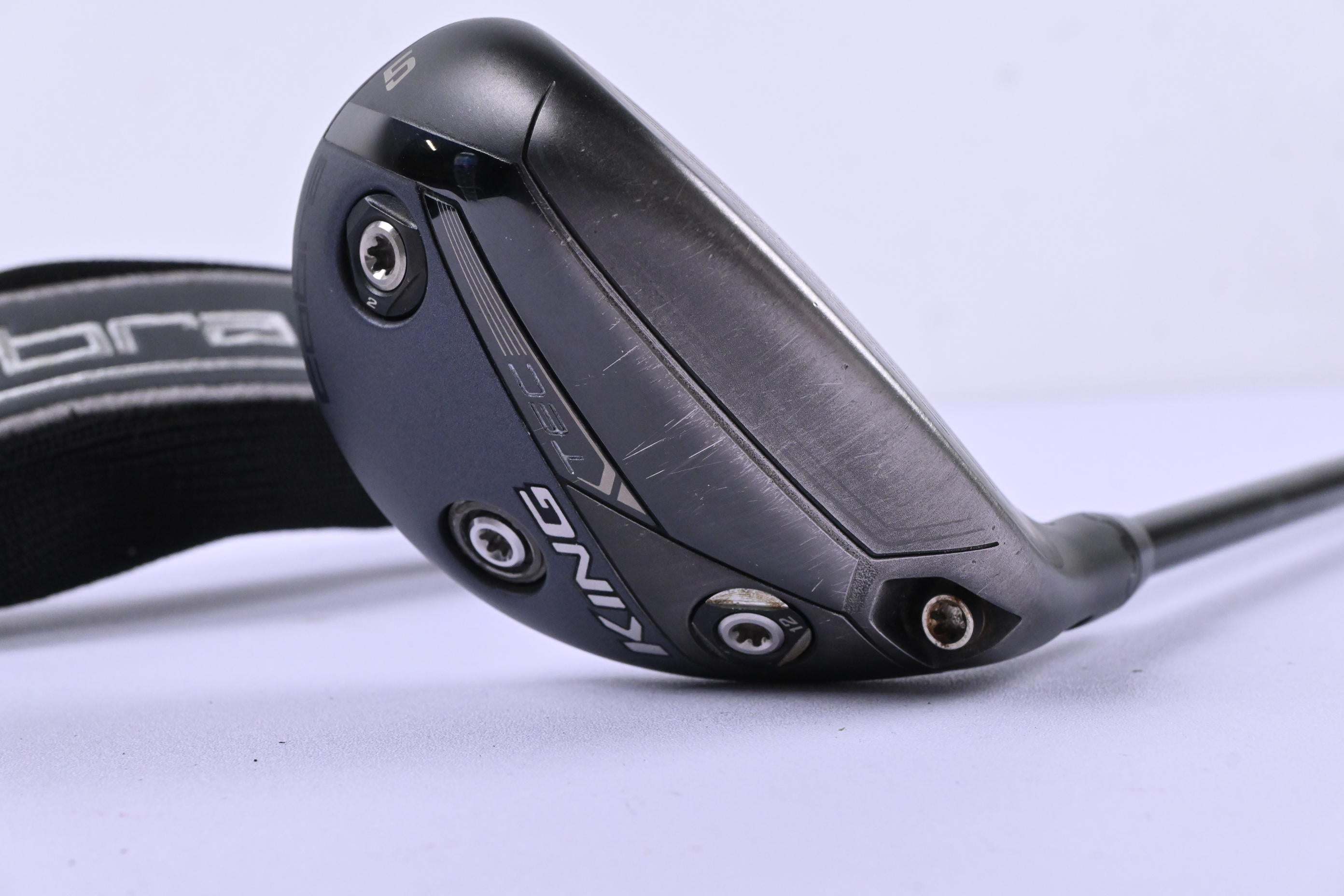 Cobra King Tec 2021 #5 Hybrid / 24 Degree / Stiff Flex HZRDUS Smoke Black RDX 90