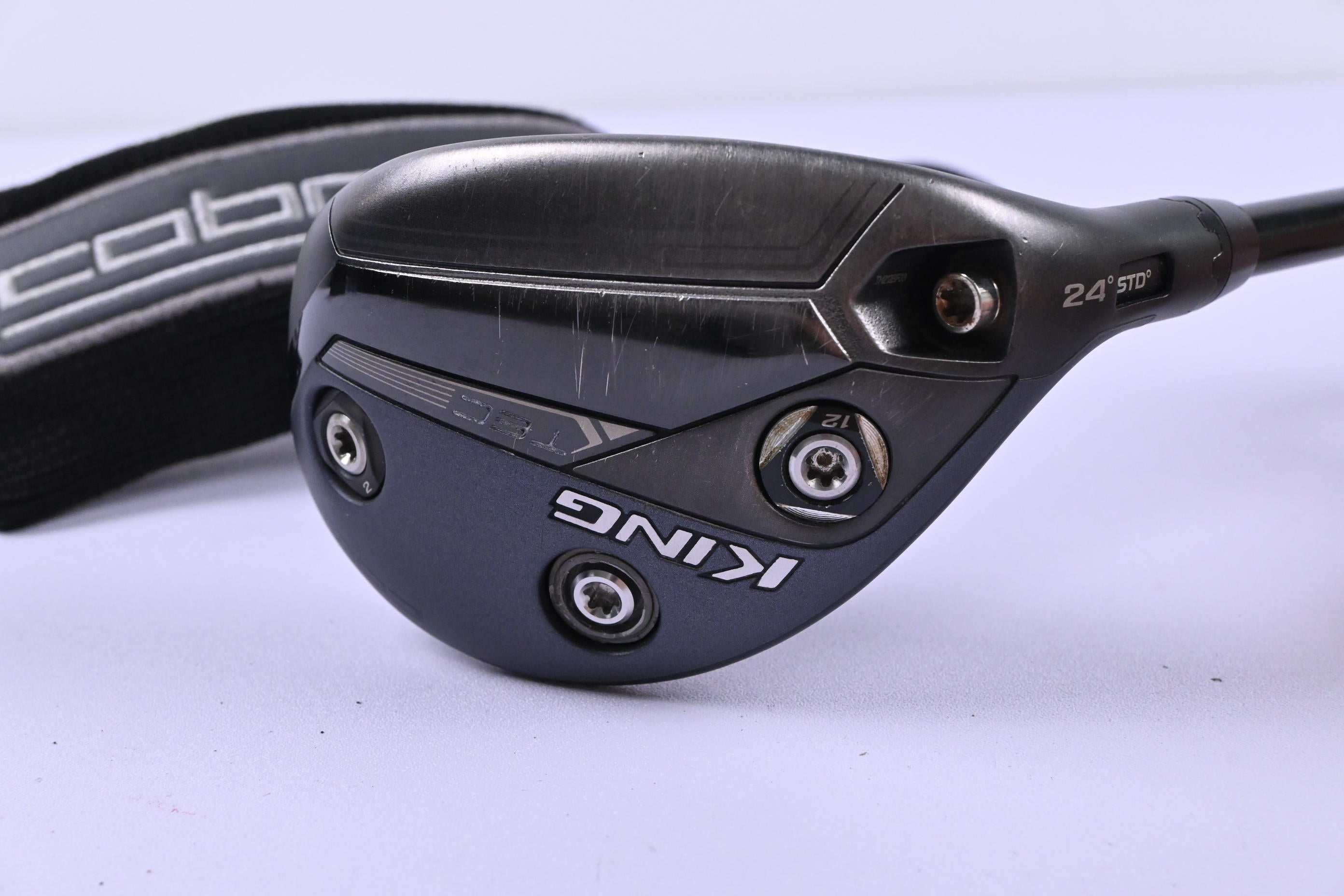 Cobra King Tec 2021 #5 Hybrid / 24 Degree / Stiff Flex HZRDUS Smoke Black RDX 90