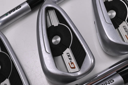 Ping G400 Irons / 5-PW+UW+SW / Green Dot / Regular Flex Ping AWT 2.0 Shaft