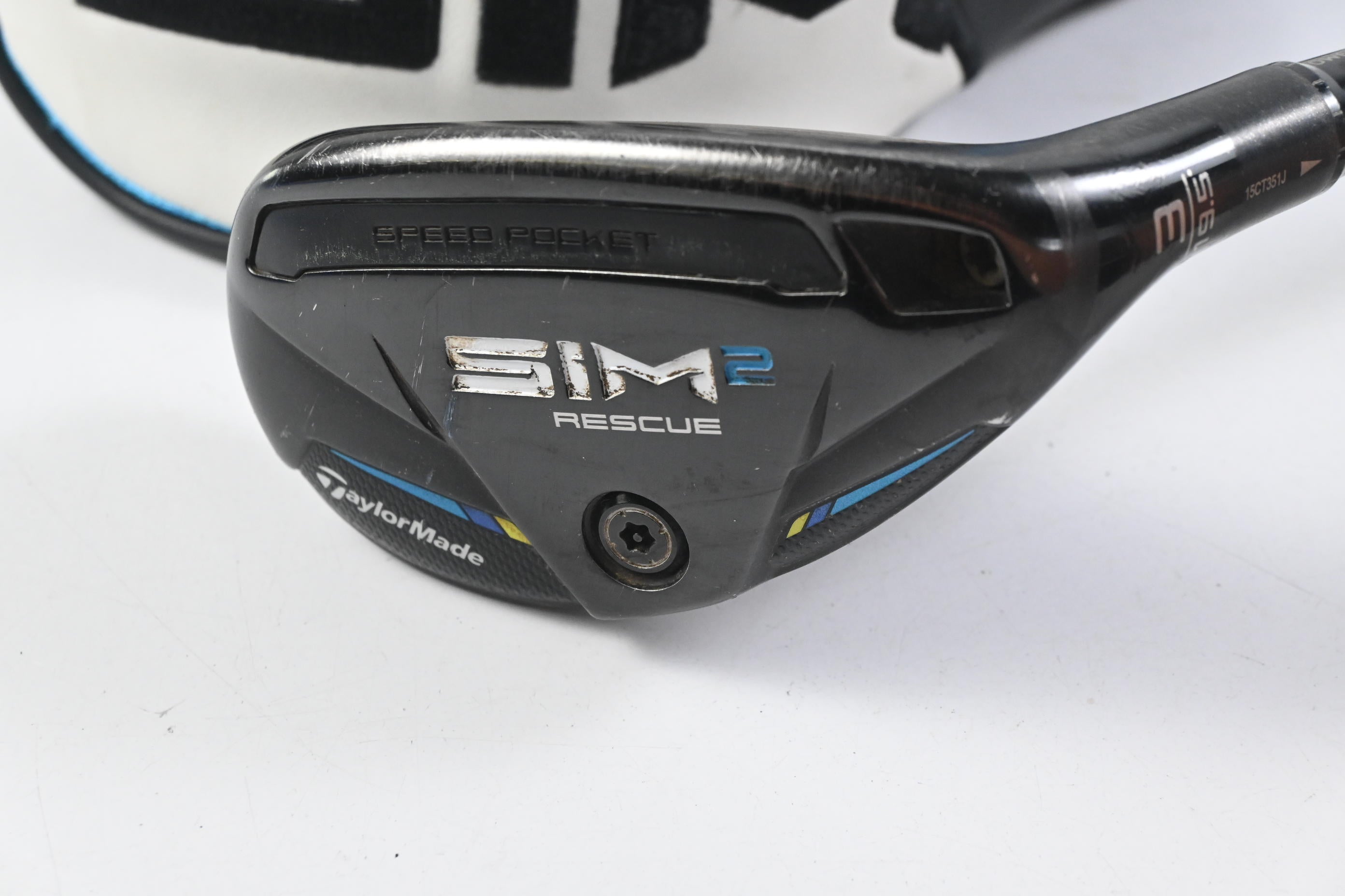 Taylormade SIM2 #3 Hybrid / 19.5 Degree / Regular Flex Tensei AV Blue 70 Shaft