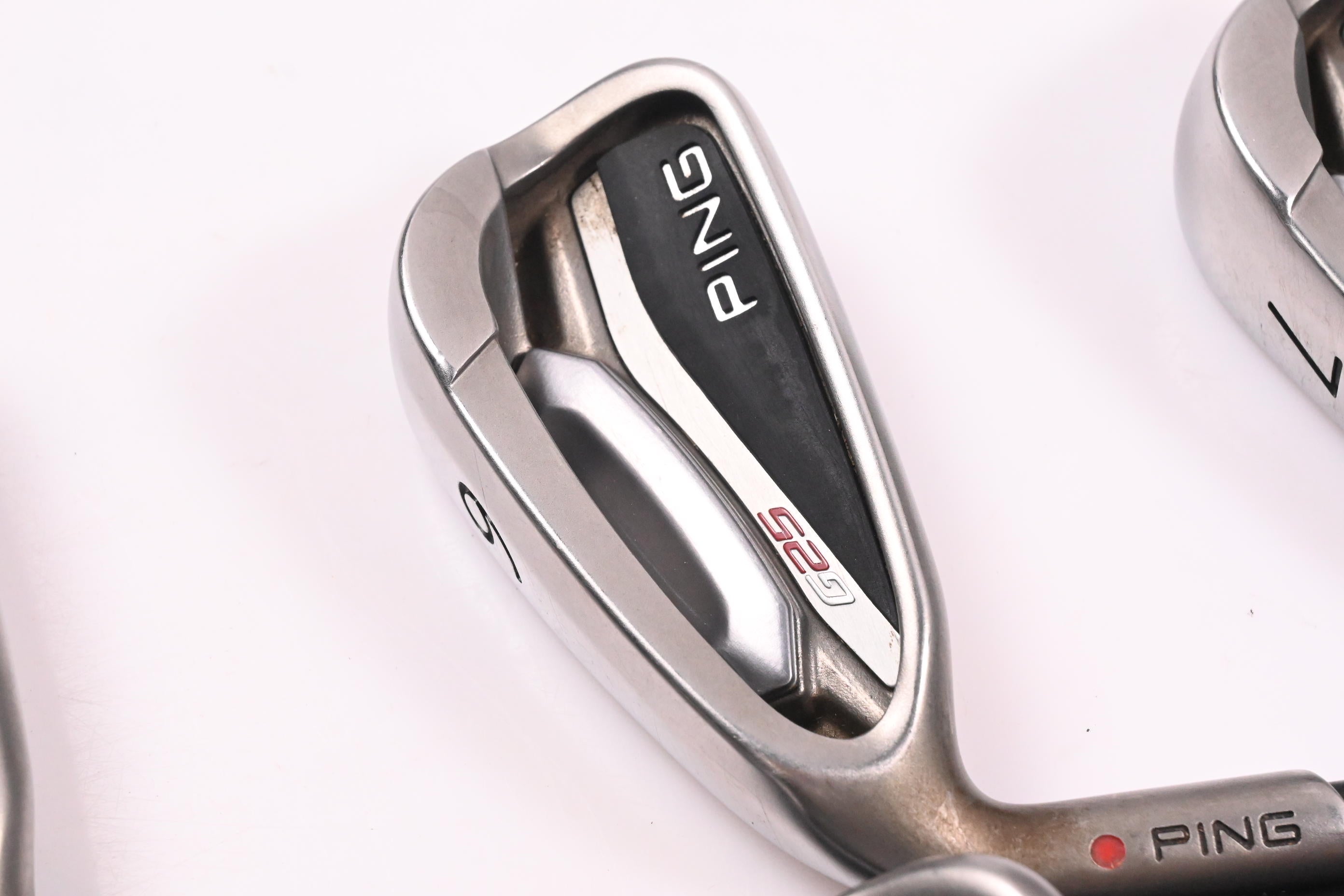 Left Hand Ping G25 Irons / 5-PW / Red Dot / Regular Flex Ping TFC 189 Shafts