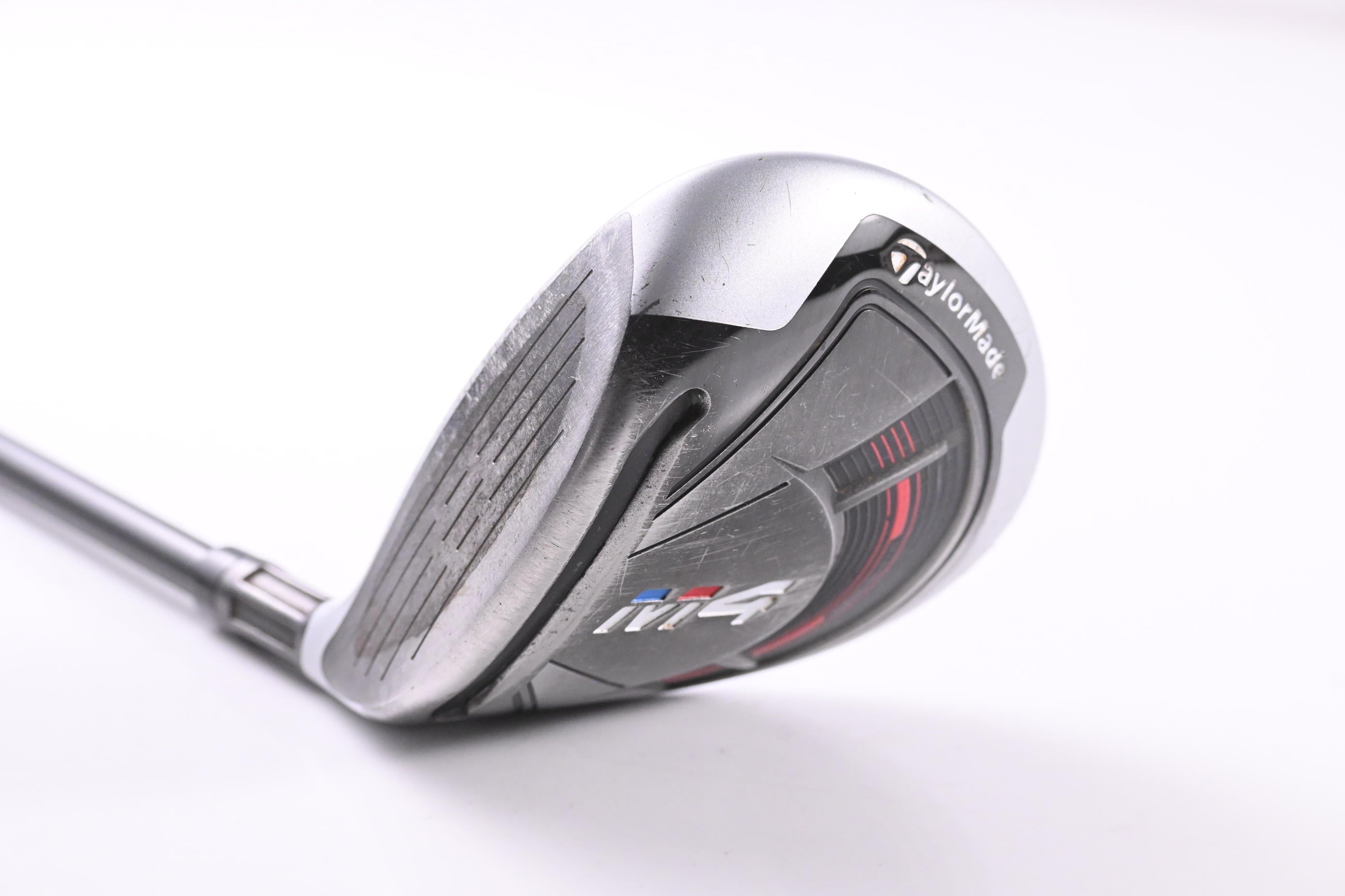 Left Hand Taylormade M4 #3 Wood / 15 Degree / Regular Flex Atmos Red 5 Shaft