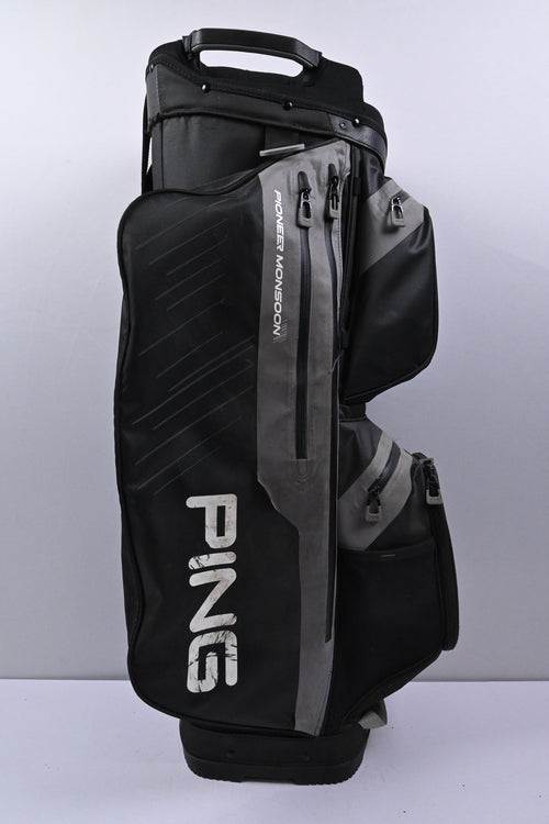 Ping Pioneer Monsoon Cart Bag / 14-Way Divider / Black & Grey