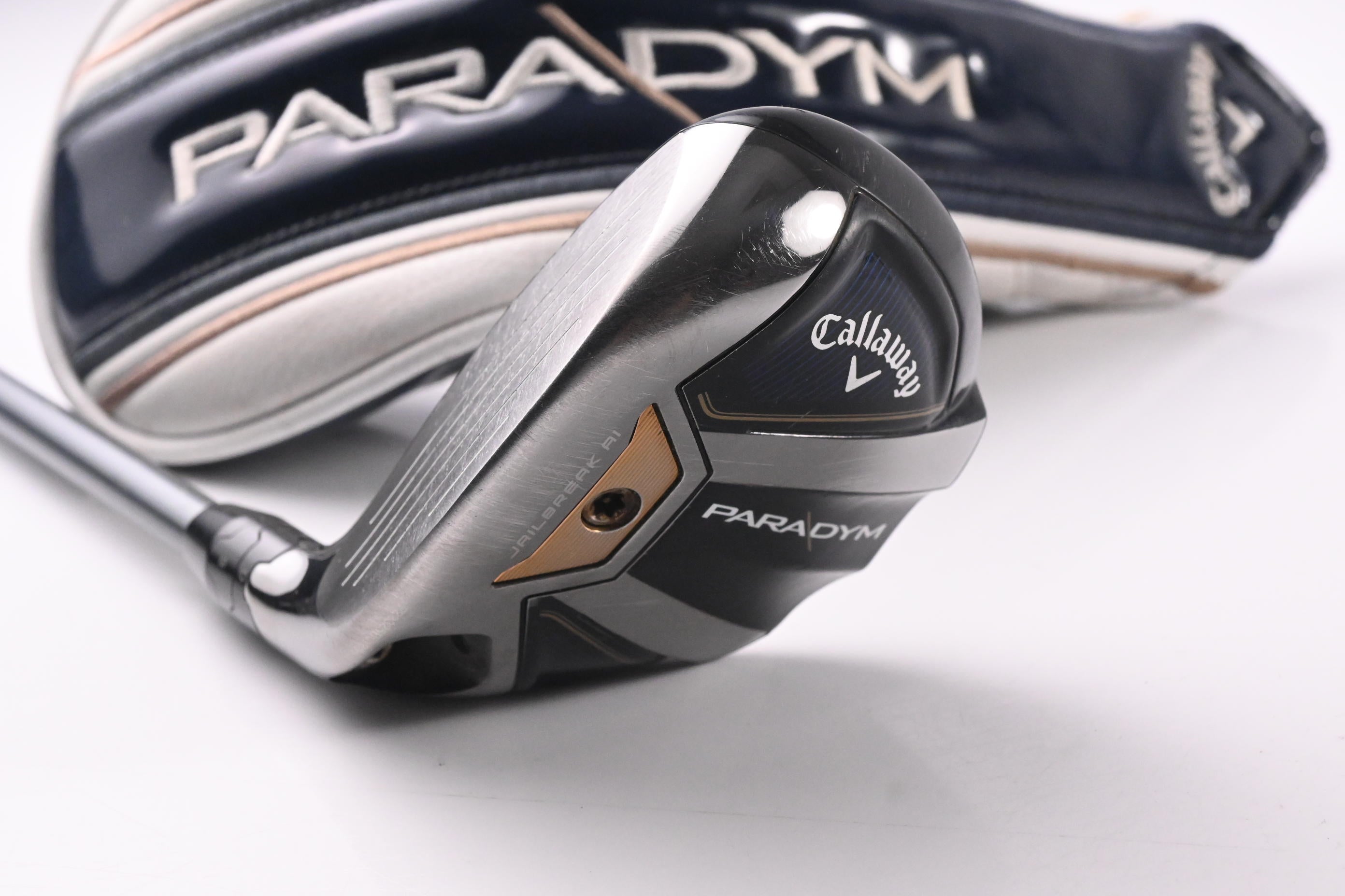 Left Hand Callaway Paradym #4 Hybrid / 21 Degree / Regular HZRDUS GEN4 Silver