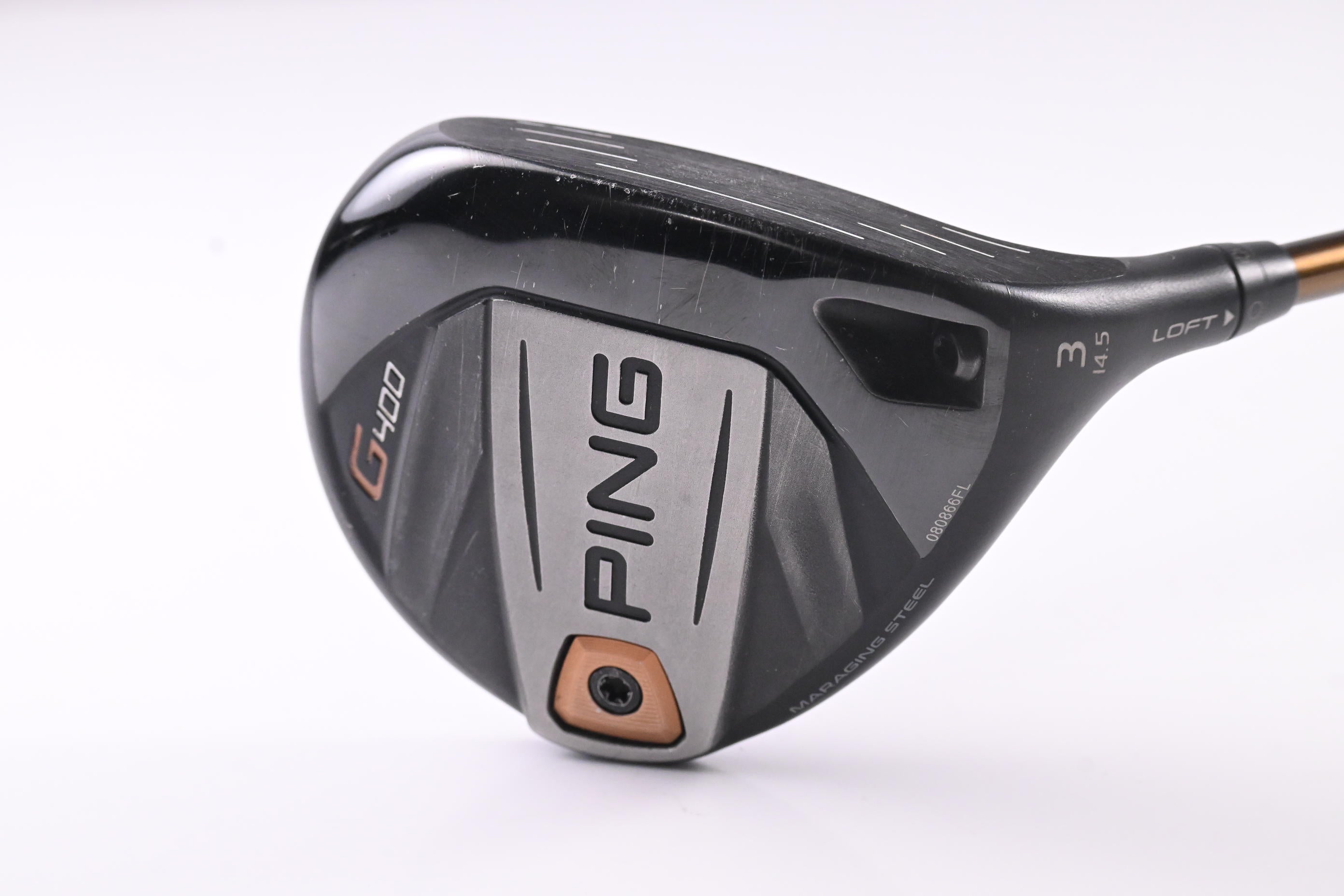 Ping G400 #3 Wood / 14.5 Degree / Regular Flex Ping Alta CB 65 Shaft