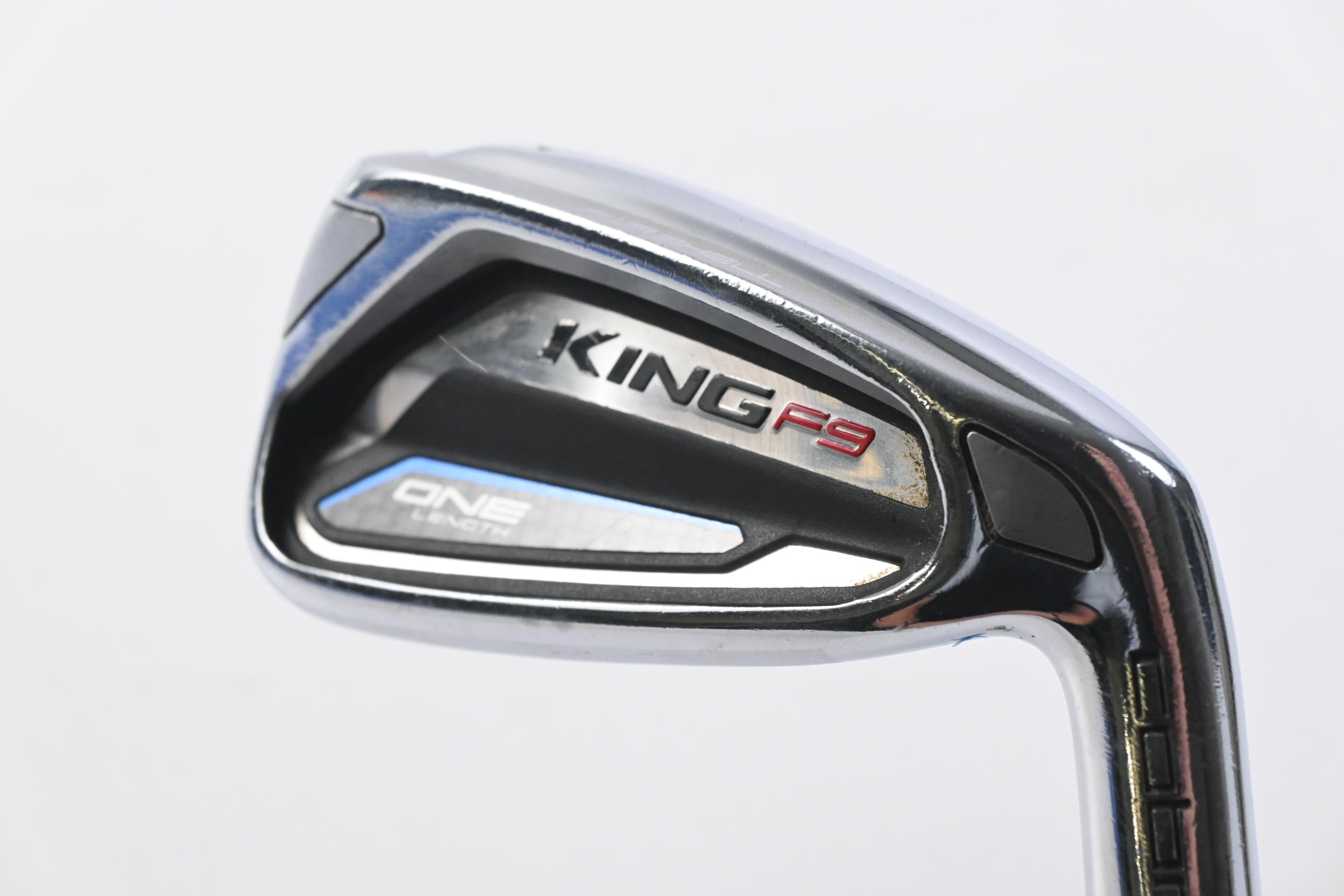Cobra King F9 One Length #7 Iron / Regular Flex KBS Tour 90 Steel Shaft