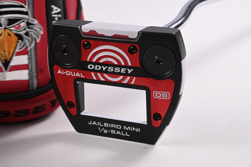 Odyssey Ai-Dual Jailbird Mini 1/2 Ball DB Putter / 34 Inch