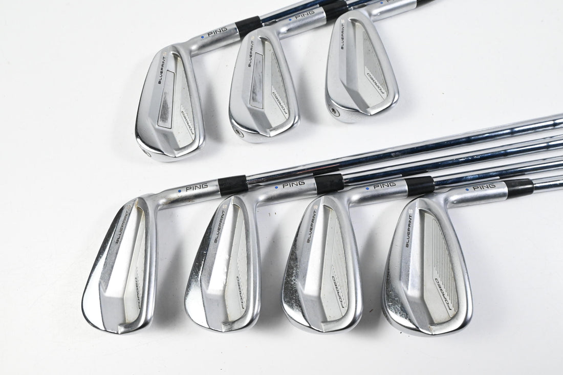 Ping Blueprint S Irons / 4-PW / Blue Dot / X-Flex Ping AWT 2.0 Shafts