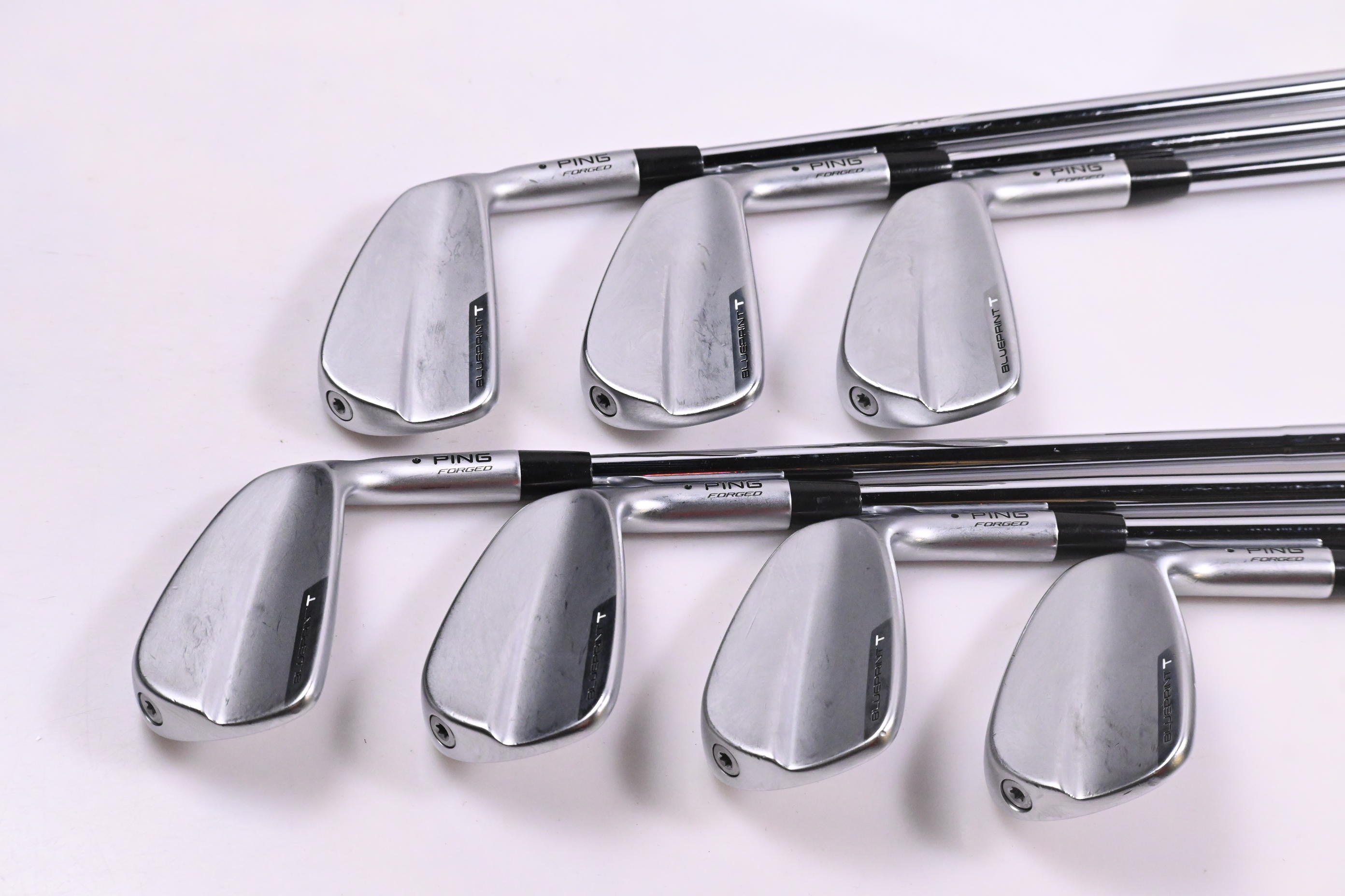 Ping Blueprint T Irons / 4-PW / Black Dot / Stiff Flex Dynamic Gold 120 S300 Shafts