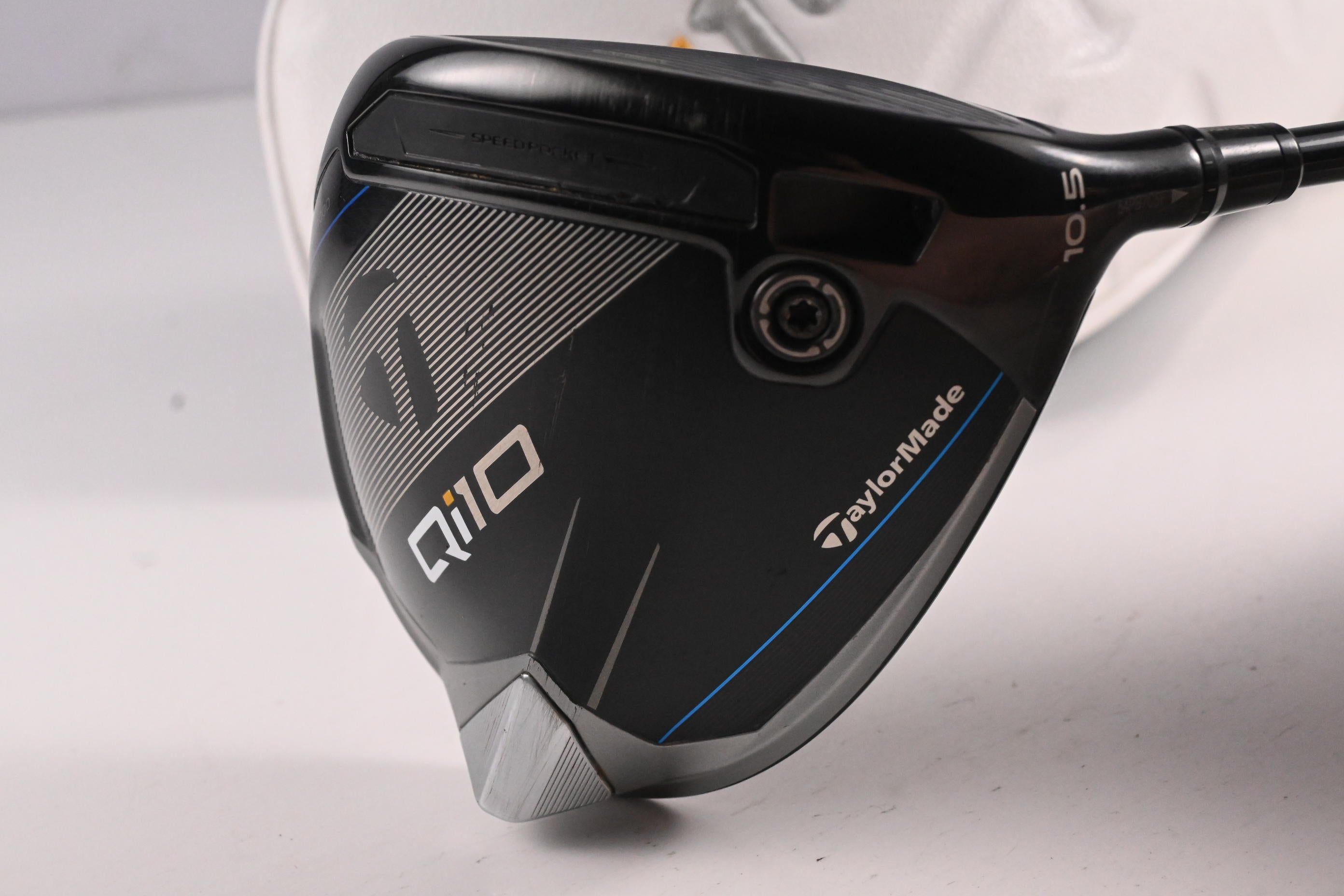 Taylormade Qi10 Driver / 10.5 Degree / Stiff Flex Ventus TR Blue 6 Shaft