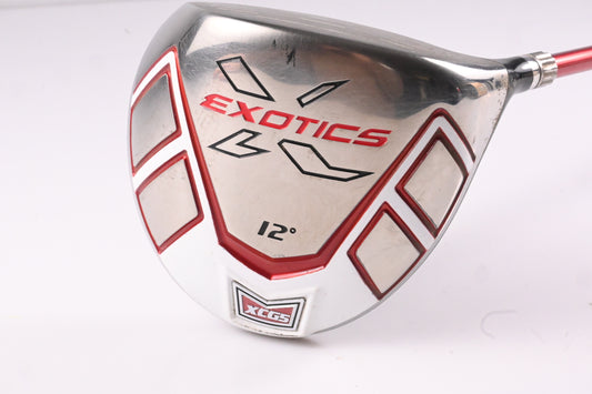 Tour Edge Exotics XCG V Driver / 12 Degree / Regular Flex Aldila DVS 65 Shaft