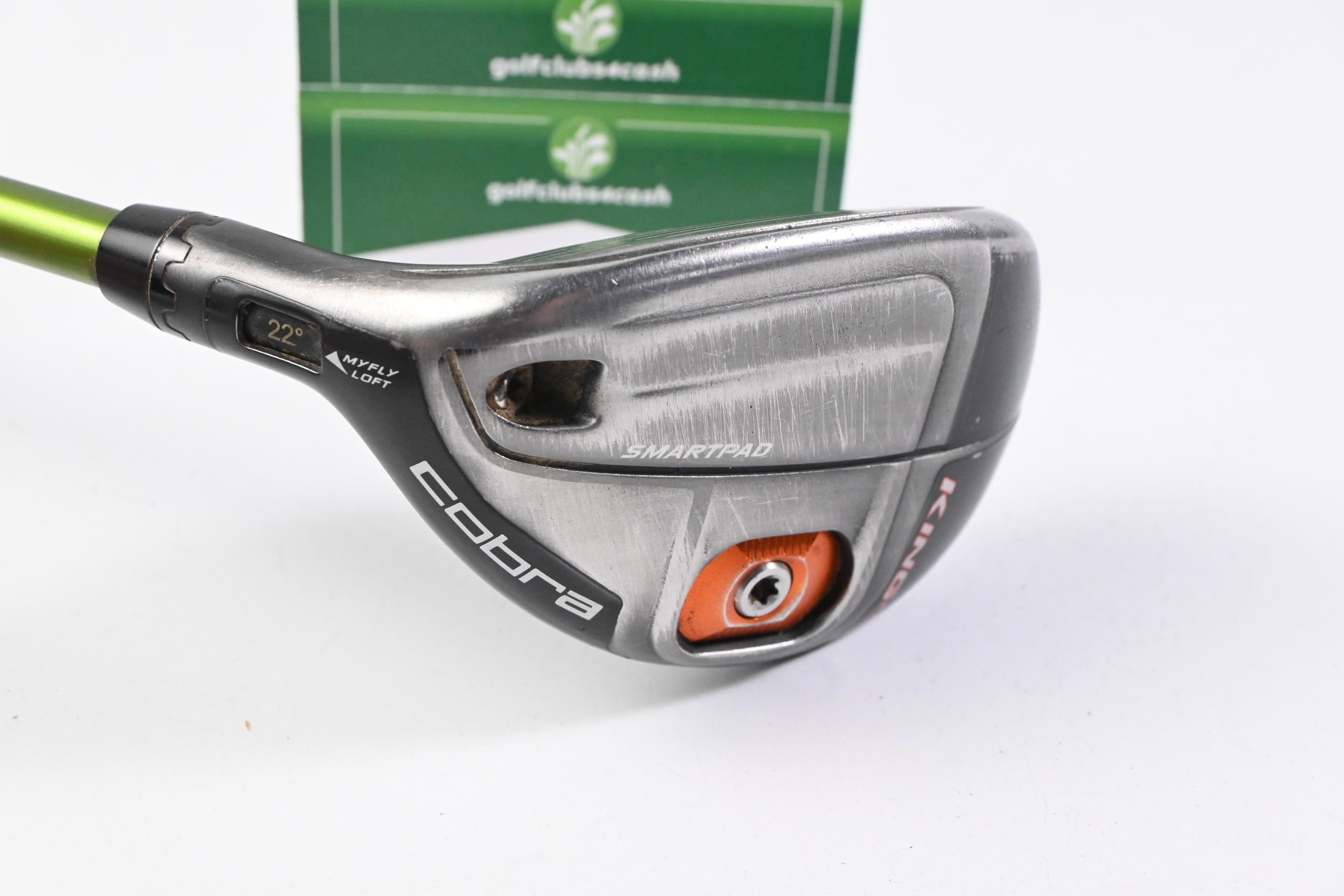 Left Hand Cobra King F6 #4/5 Hybrid / 22-25 Degree / Stiff Flex Aldila NV Green