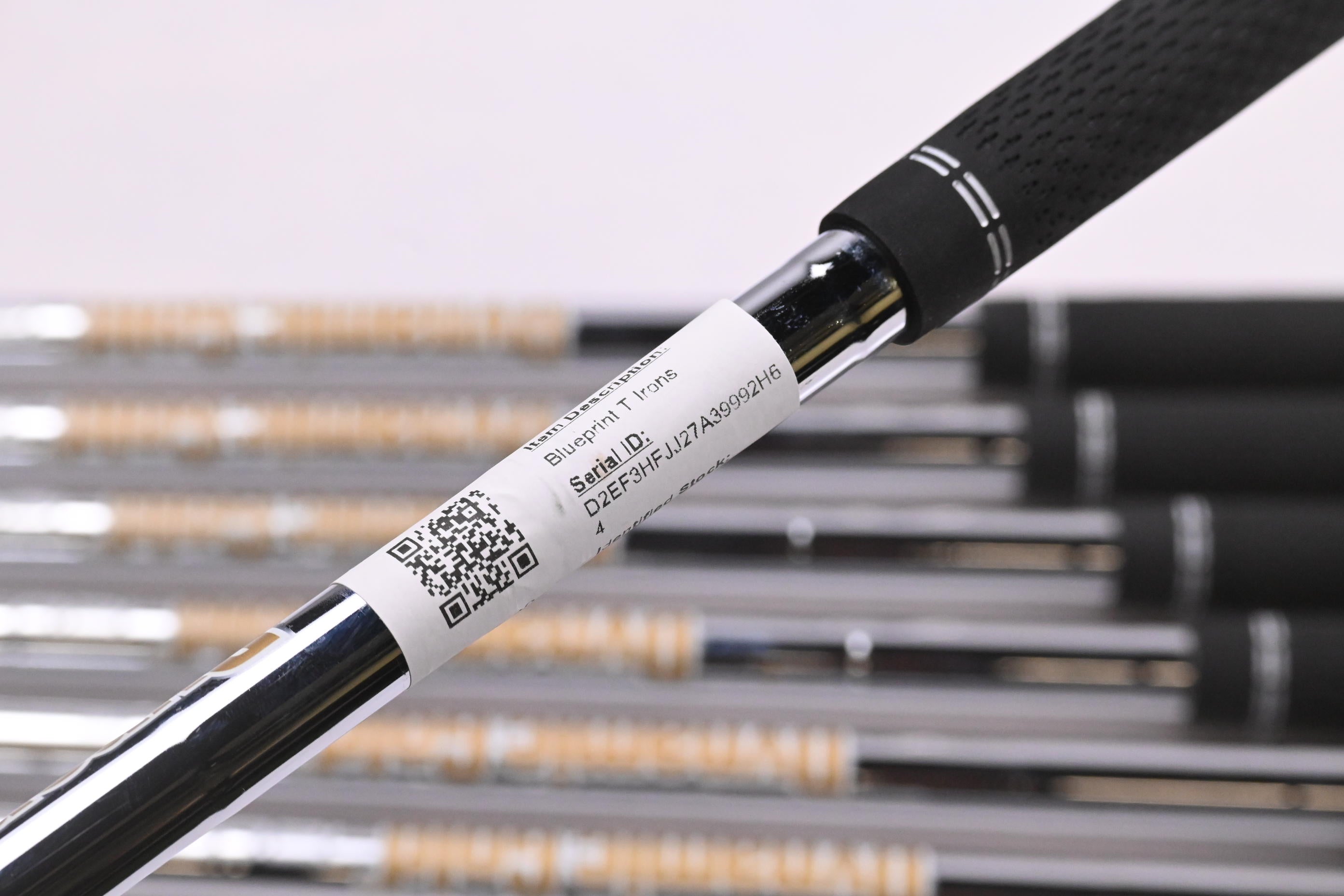 Ping Blueprint T Irons / 4-PW / Black Dot / Stiff Flex Dynamic Gold 120 S300 Shafts