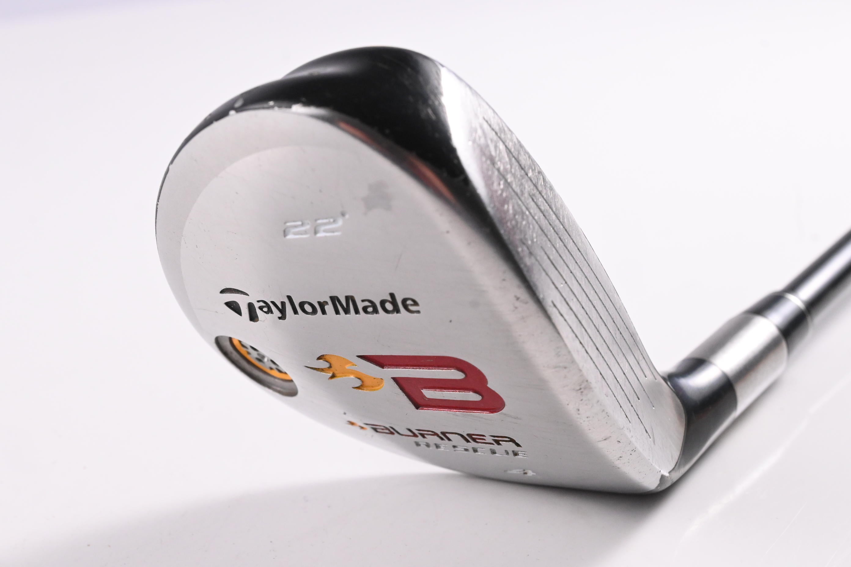 Taylormade Burner 2008 #4 Hybrid / 22 Degree / Regular Flex Burner Reax 60 Shaft