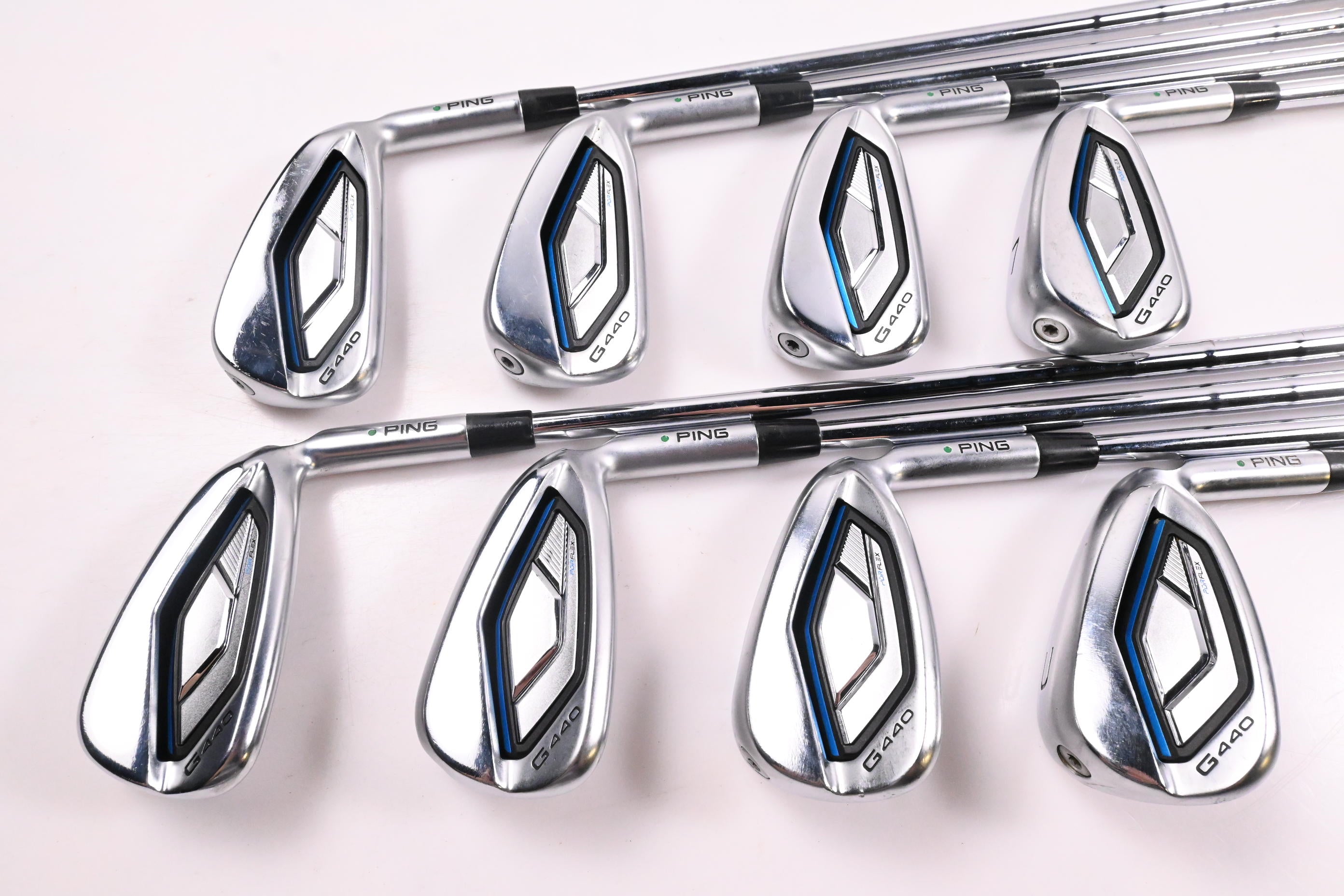 Ping G440 Irons / 4-PW+GW / Green Dot / X-Flex N.S.Pro Modus³ Tour 105