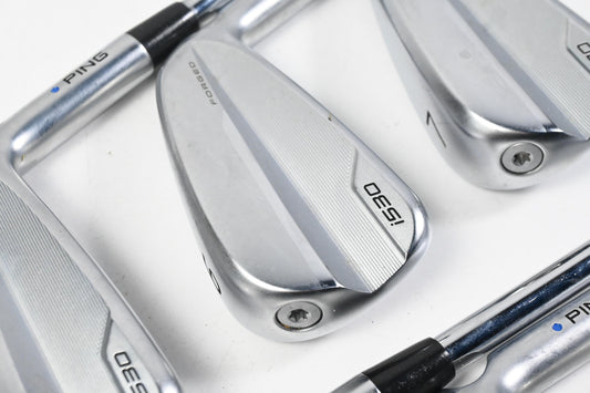 Ping i530 Irons / 5-PW / Blue Dot / Regular Flex Dynamic Gold R300 Shafts