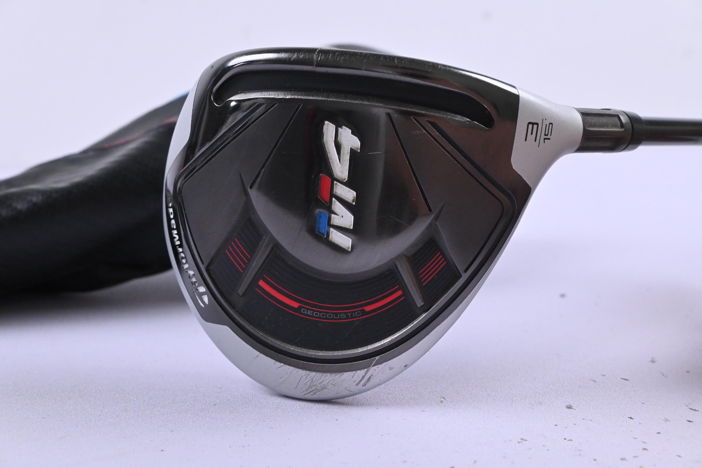 Taylormade M4 #3 Wood / 15 Degree / Stiff Flex Fujikura Atmos Red 6 Shaft
