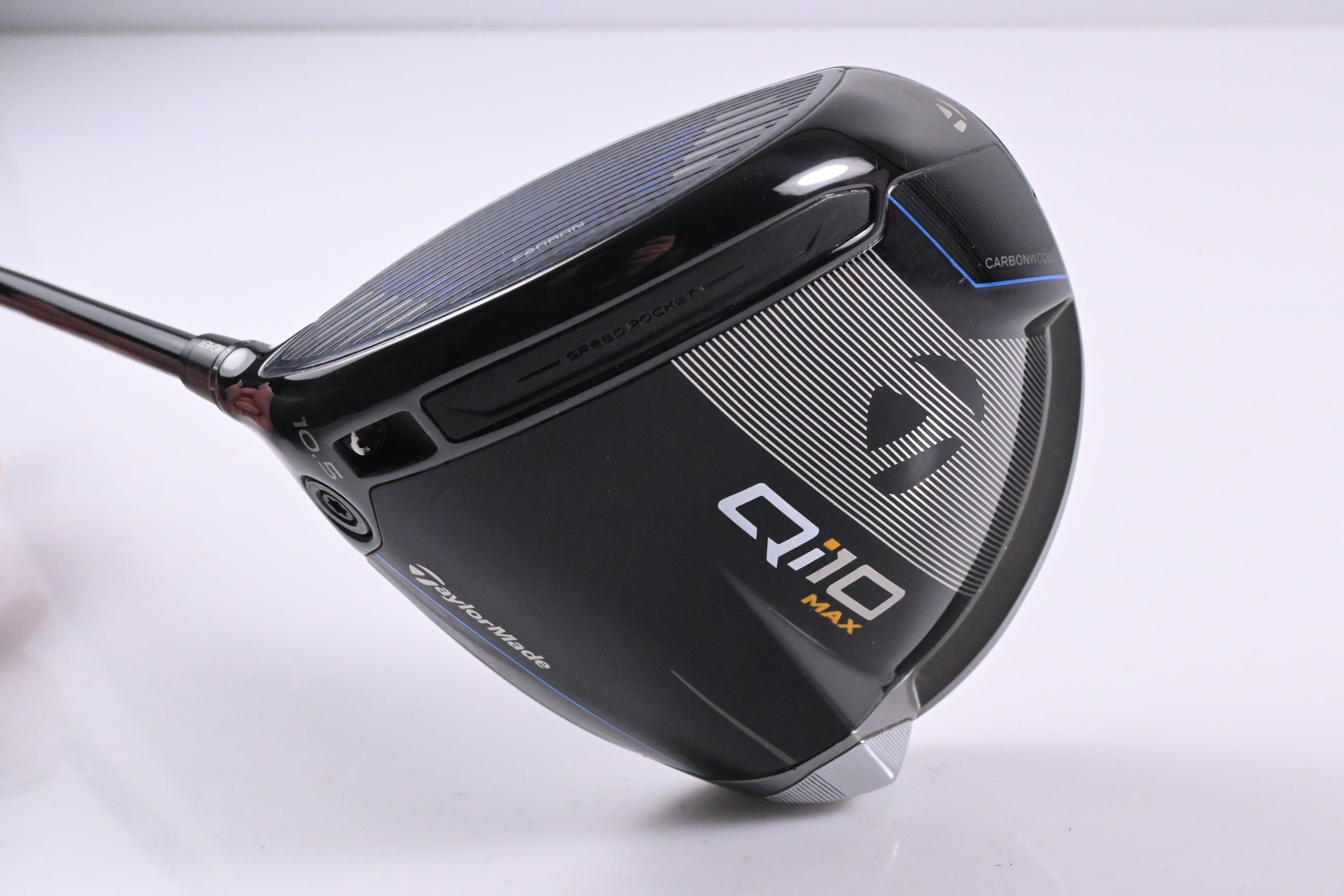 Left Hand Taylormade Qi10 Max Driver / 10.5 Degree / Senior Flex Air Speeder 45