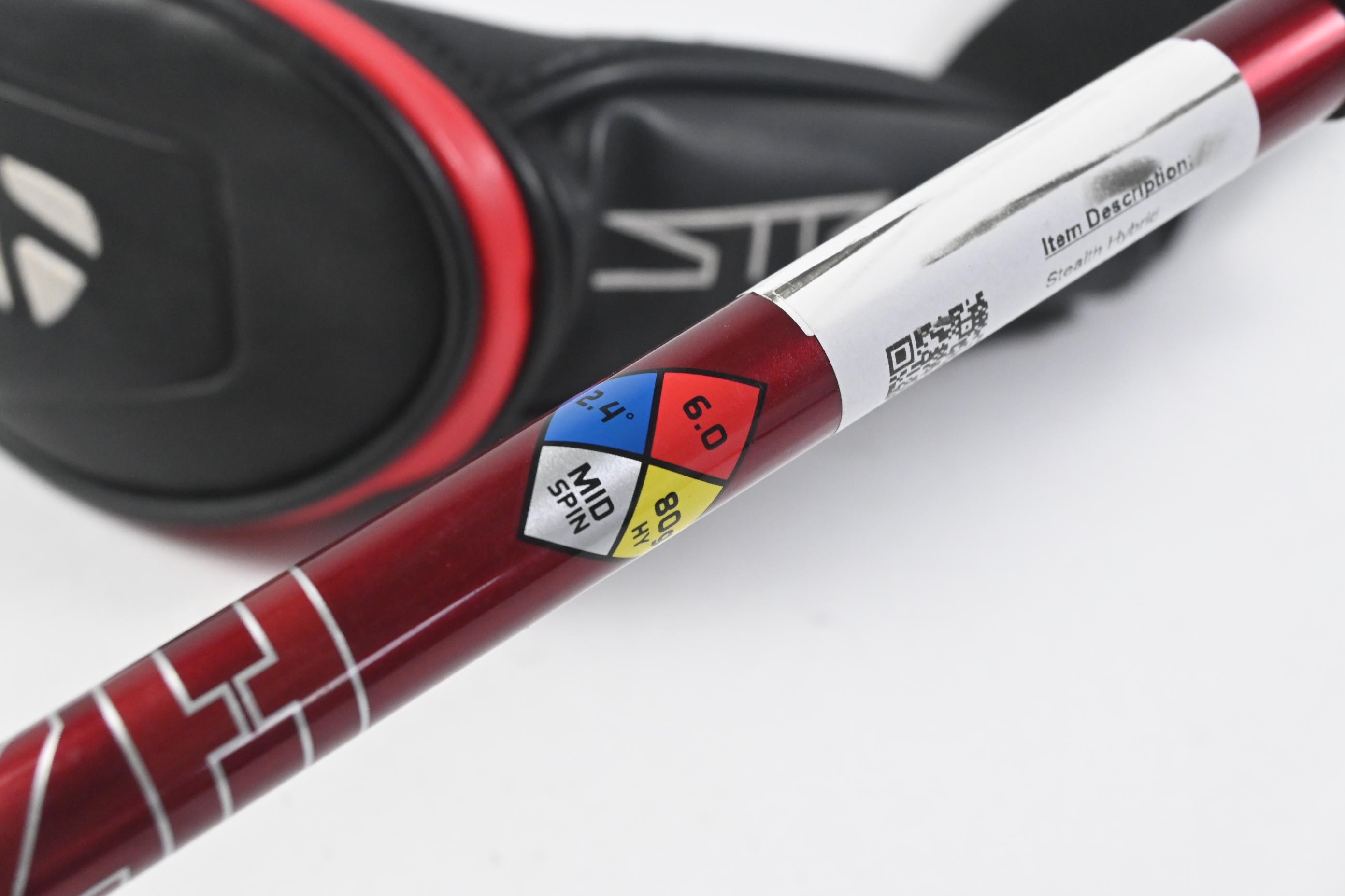 Taylormade Stealth #3 Hybrid / 19 Degree / Stiff Flex Hzrdus Smoke Red RDX 80